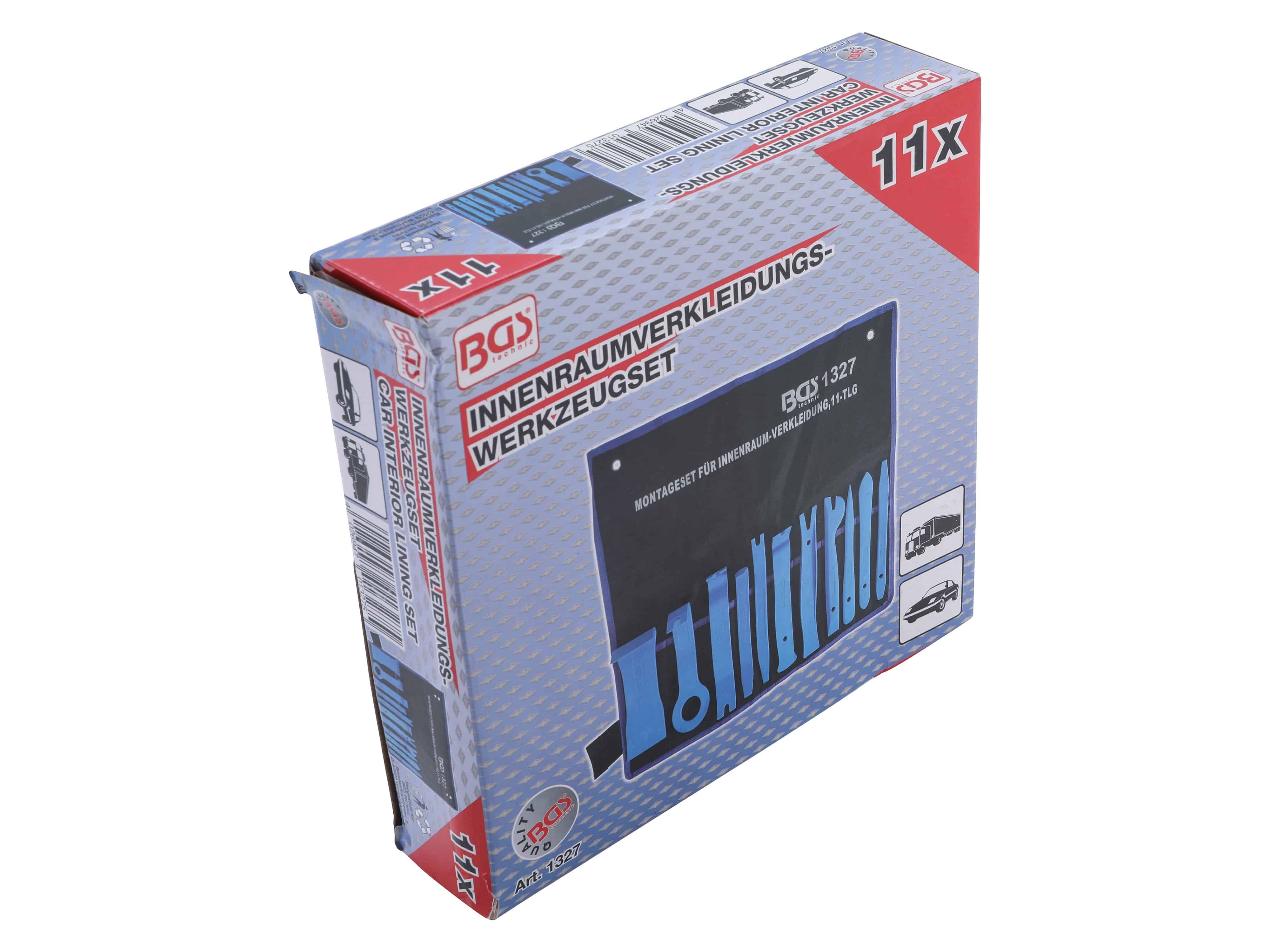 BGS TECHNIC Innenraum-Verkleidungswerkzeug-Satz, 1327, 11-teilig