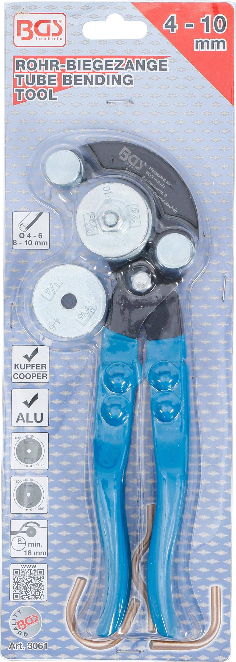 BGS Rohr-Biegezange | für Kupferrohre | 4 - 10 mm