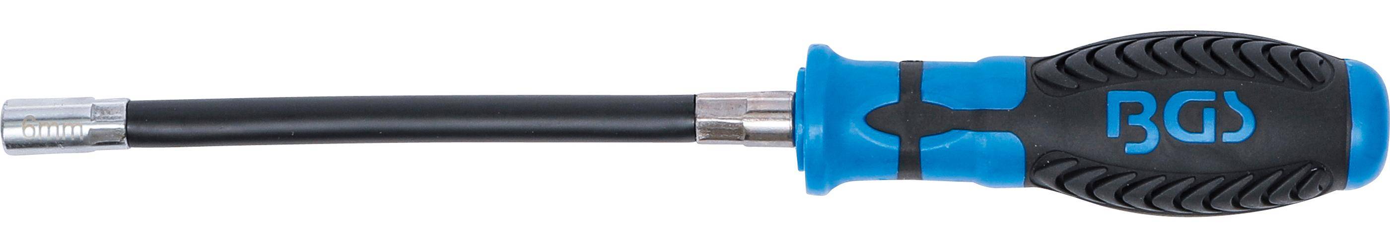 BGS technic Flexibler Sechskant-Schraubendreher | SW 6 mm