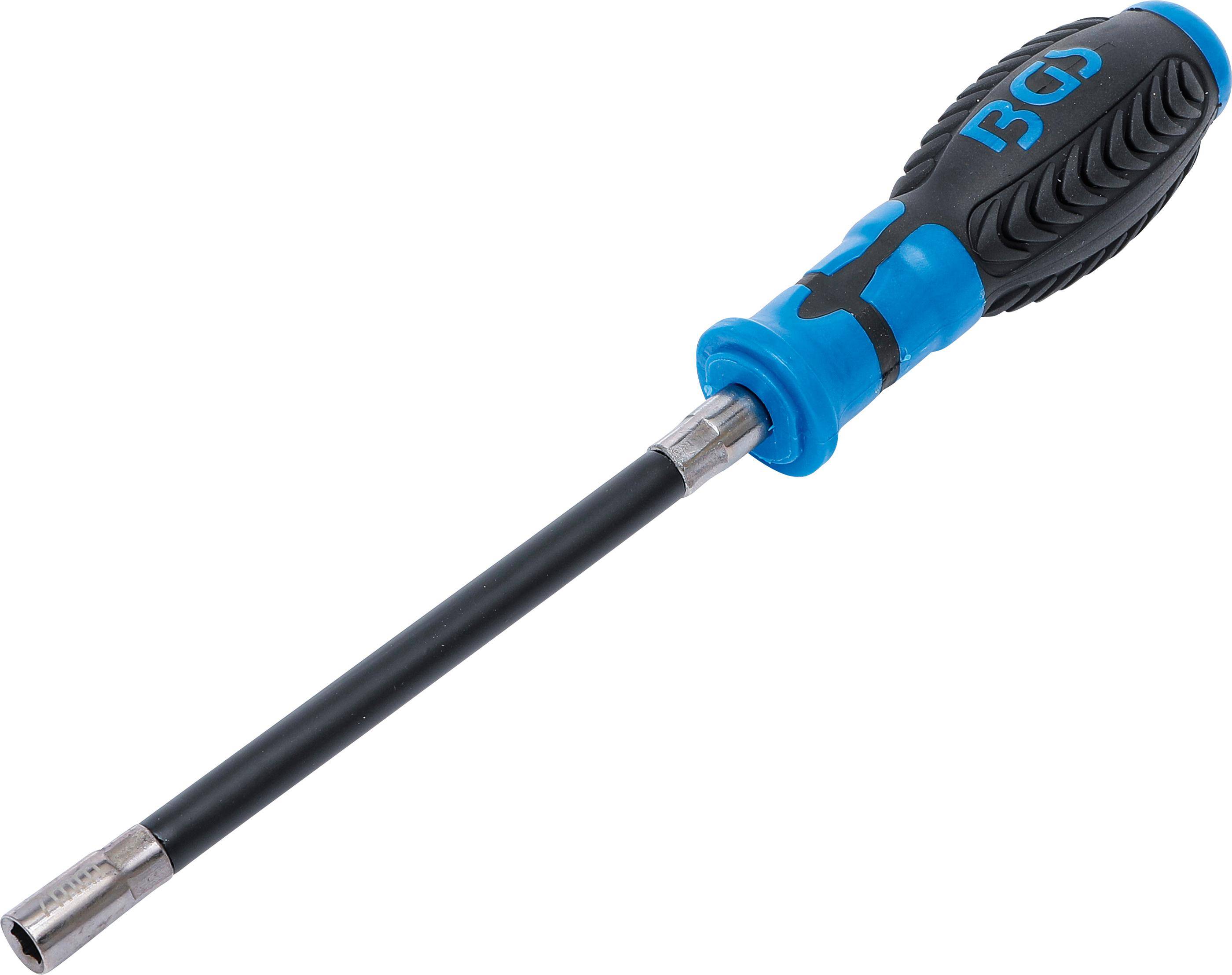 BGS technic Flexibler Sechskant-Schraubendreher | SW 7 mm