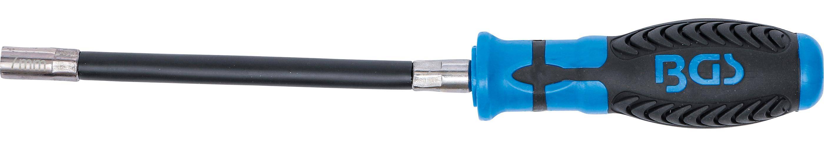 BGS technic Flexibler Sechskant-Schraubendreher | SW 7 mm