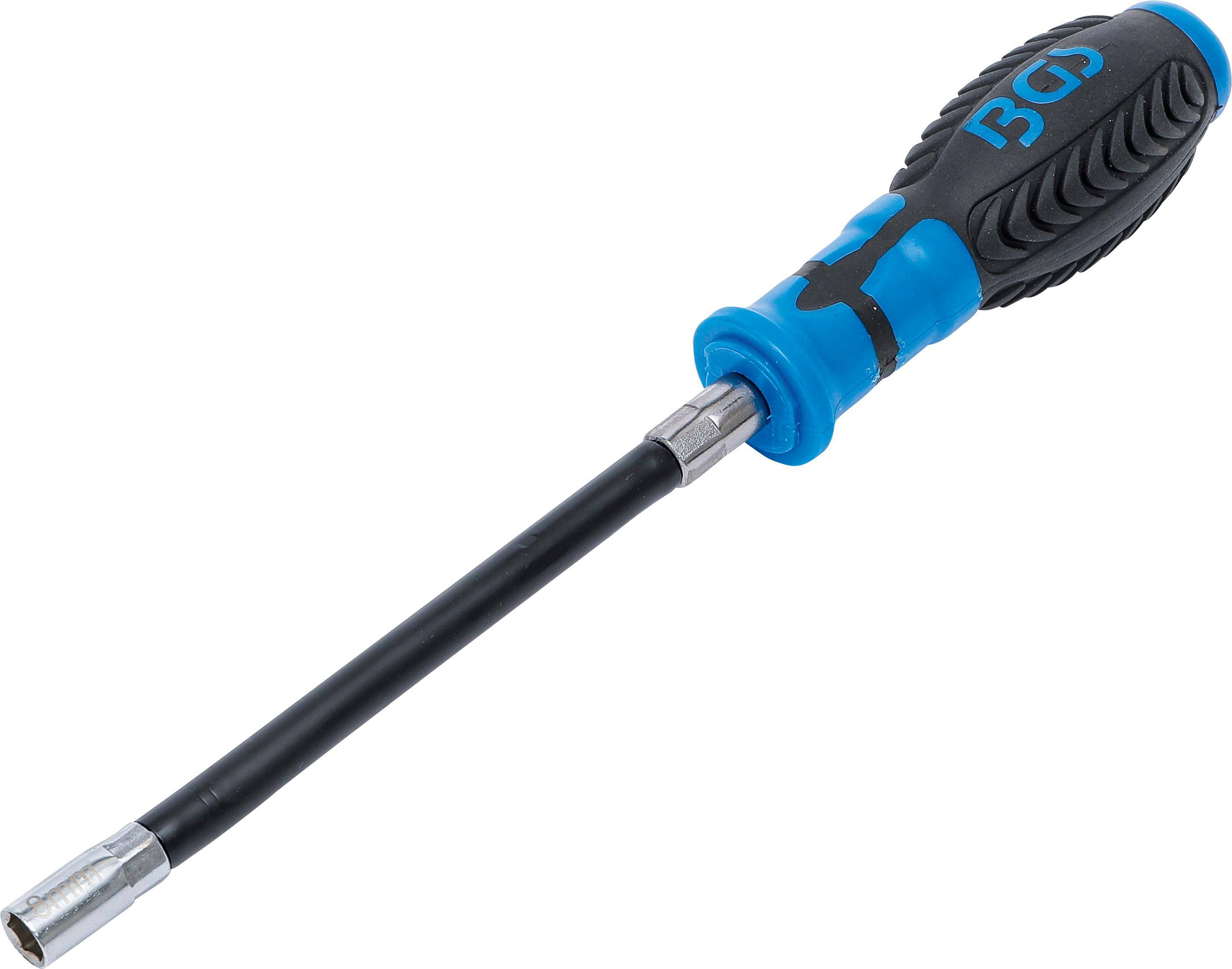 BGS technic Flexibler Sechskant-Schraubendreher | SW 8 mm