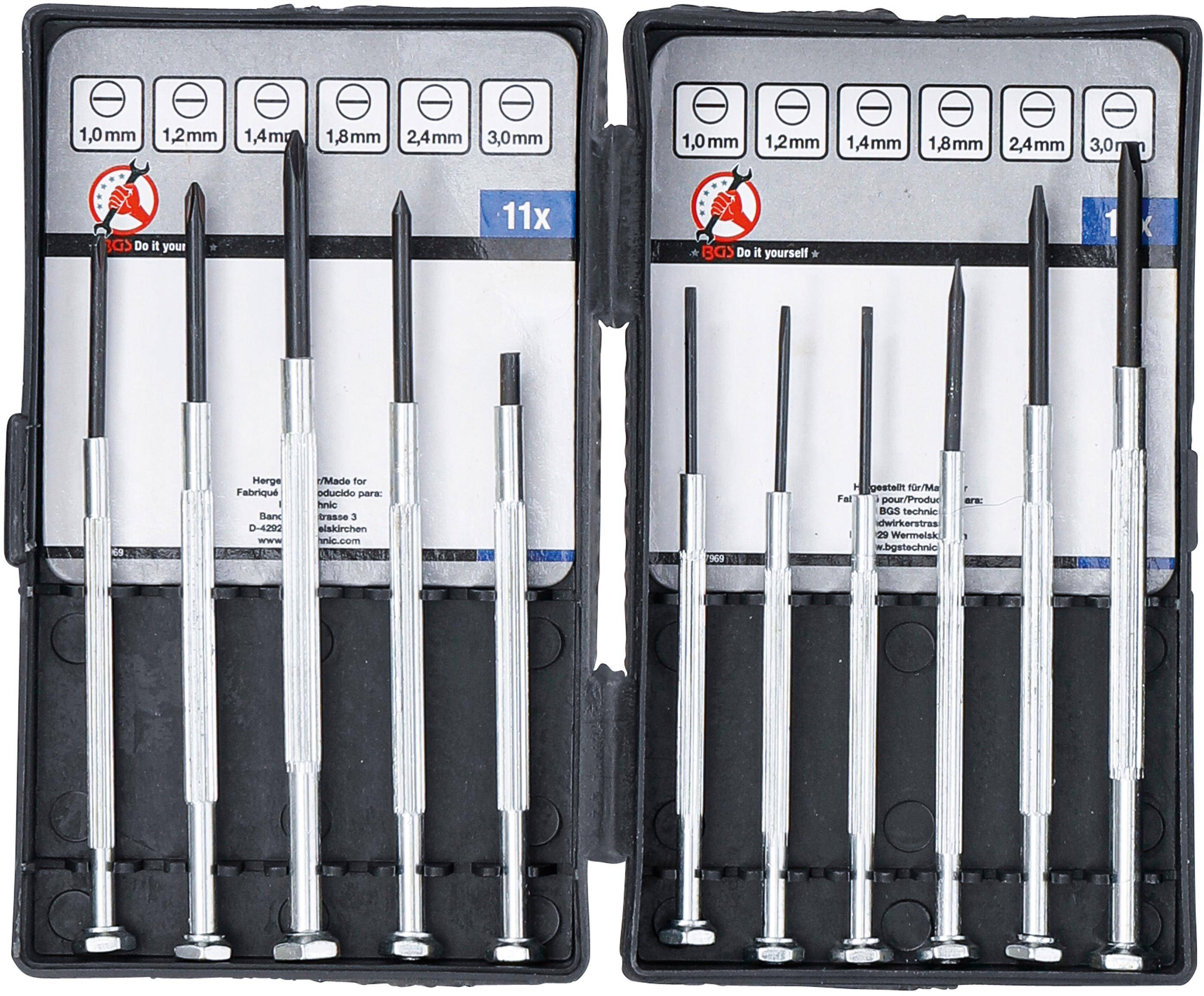 BGS Do It Yourself Feinmechaniker-Schraubendreher-Satz | 11-tlg.