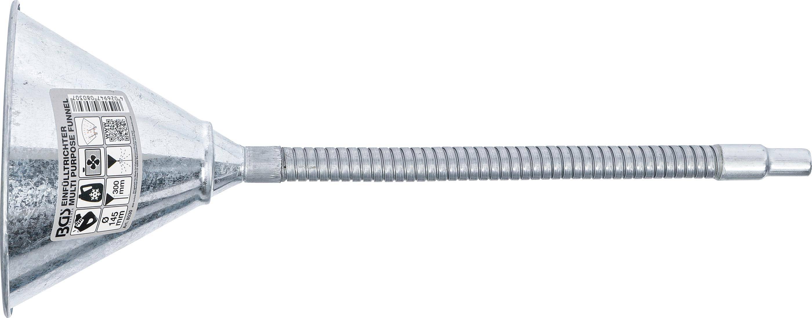 BGS technic Einfülltrichter | Metallausführung | Ø 145 mm