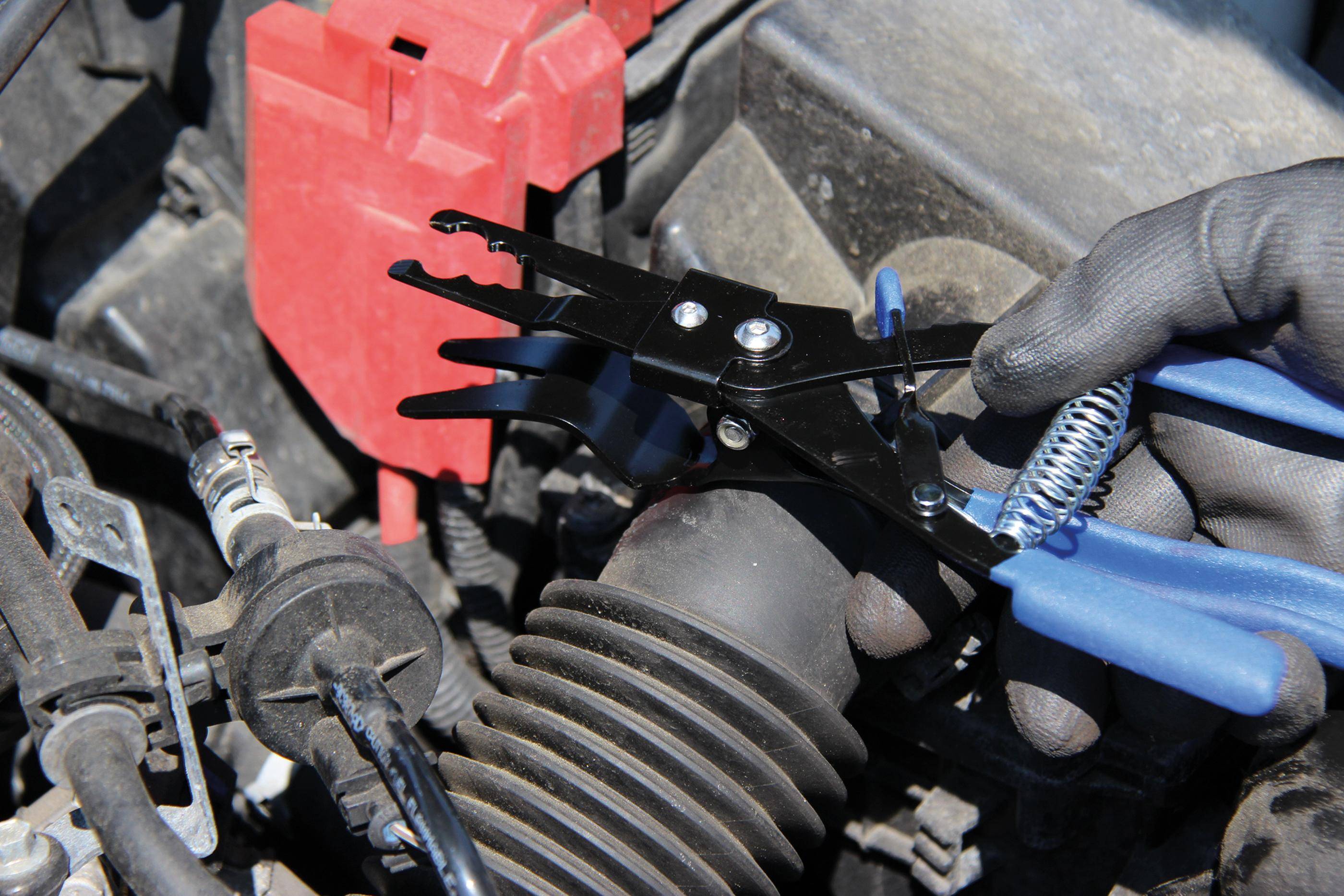 BGS Schlauch-Abstreifzange | arretierbar | 202 mm