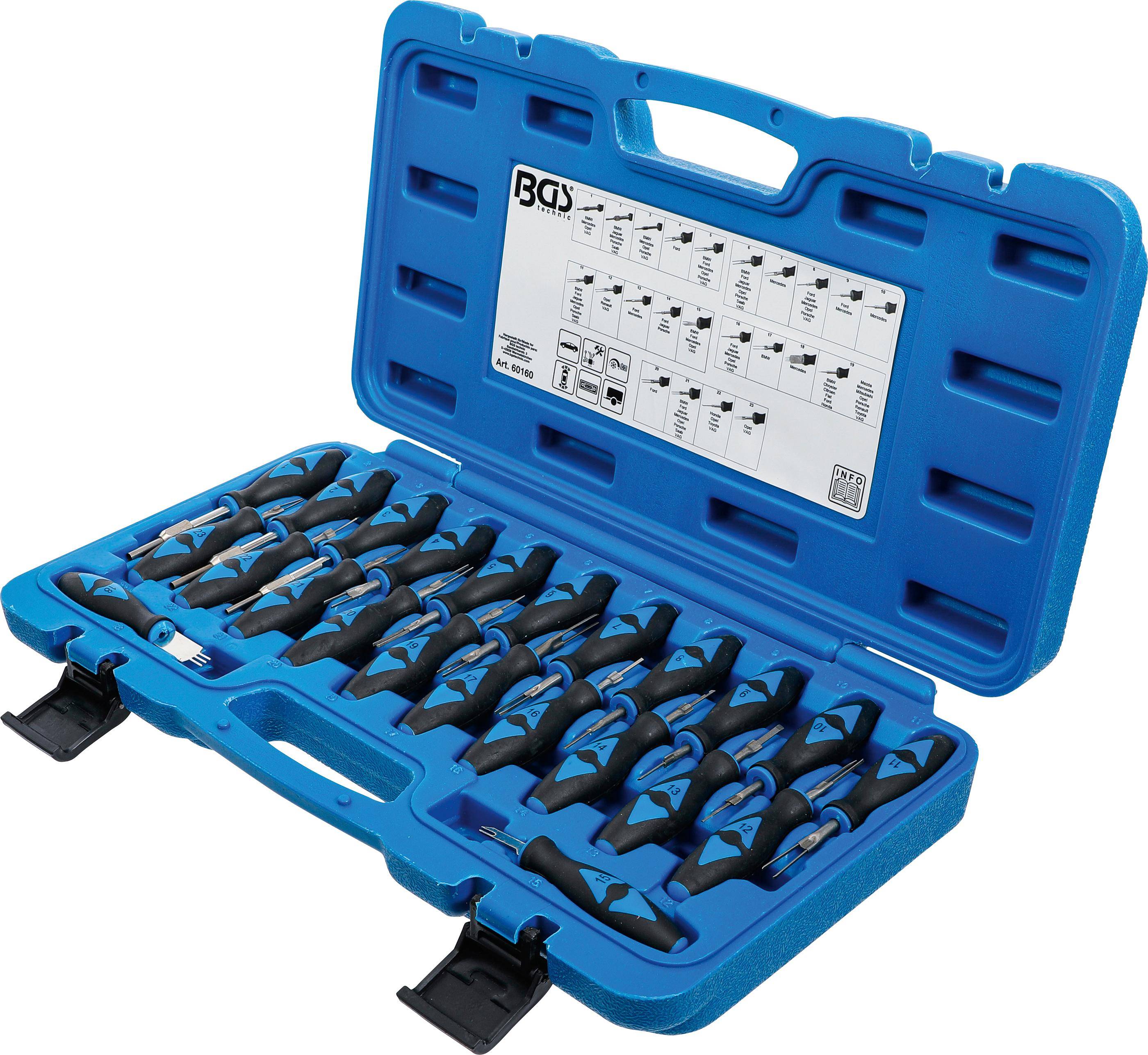 BGS technic Stecker-Entriegelungs-Werkzeug-Satz | 23-tlg.