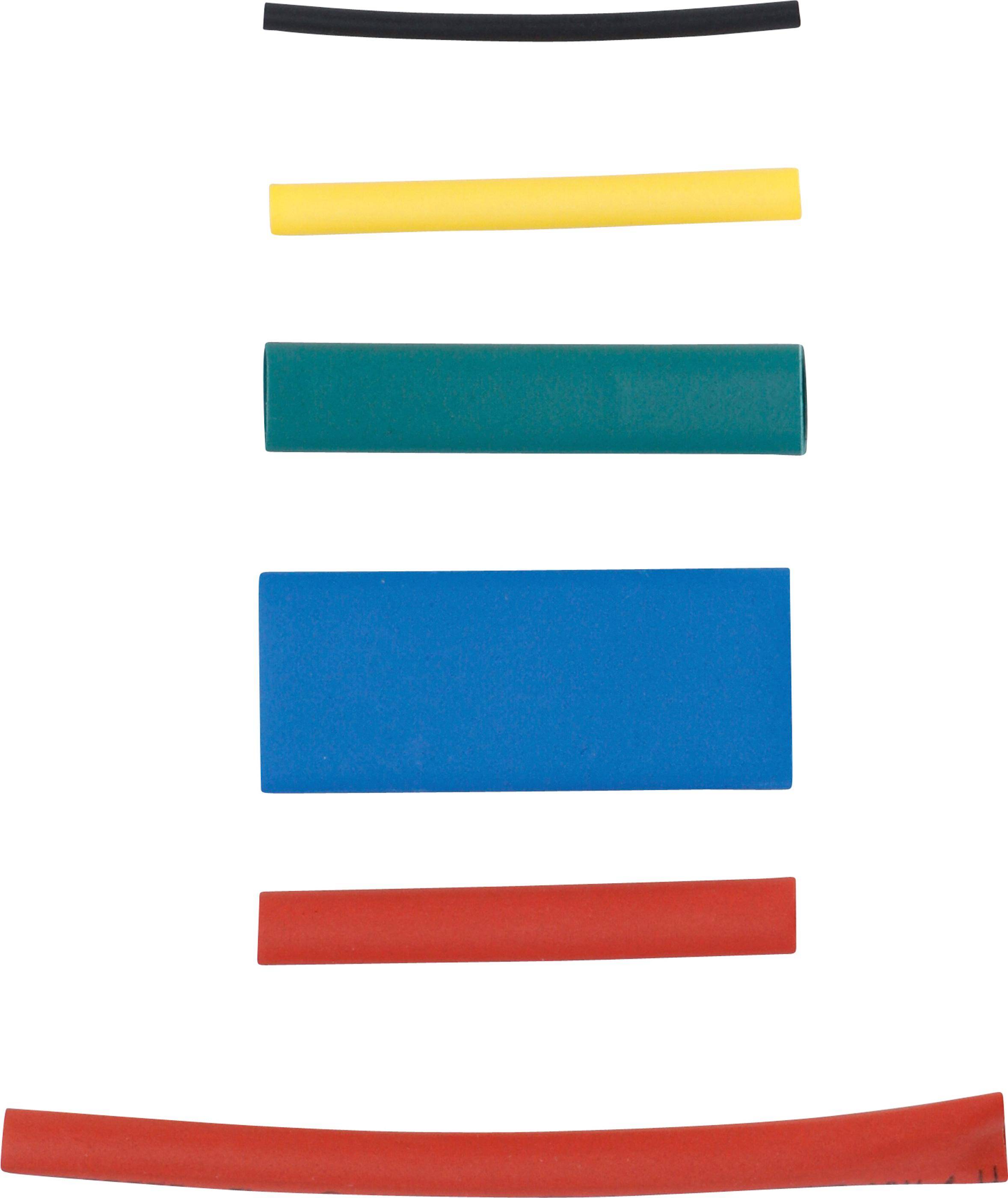 BGS Diy Schrumpfschlauch-Sortiment | farbig | 90-tlg.