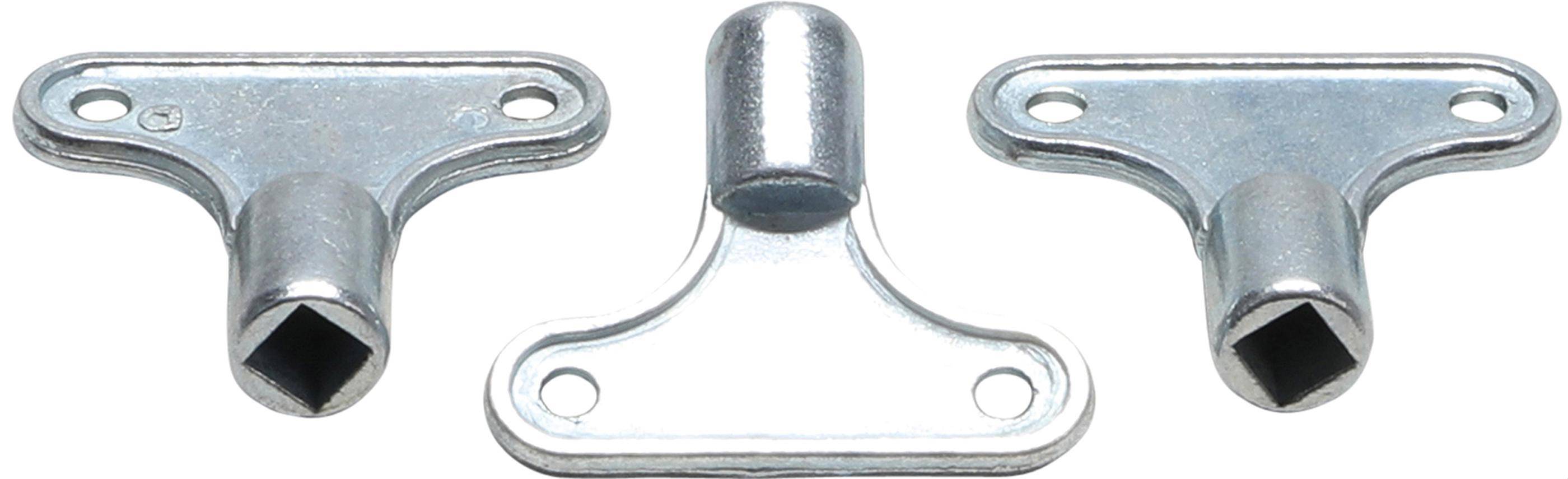 BGS Diy Heizkörper-Entlüftungsschlüssel-Satz | 3-tlg.