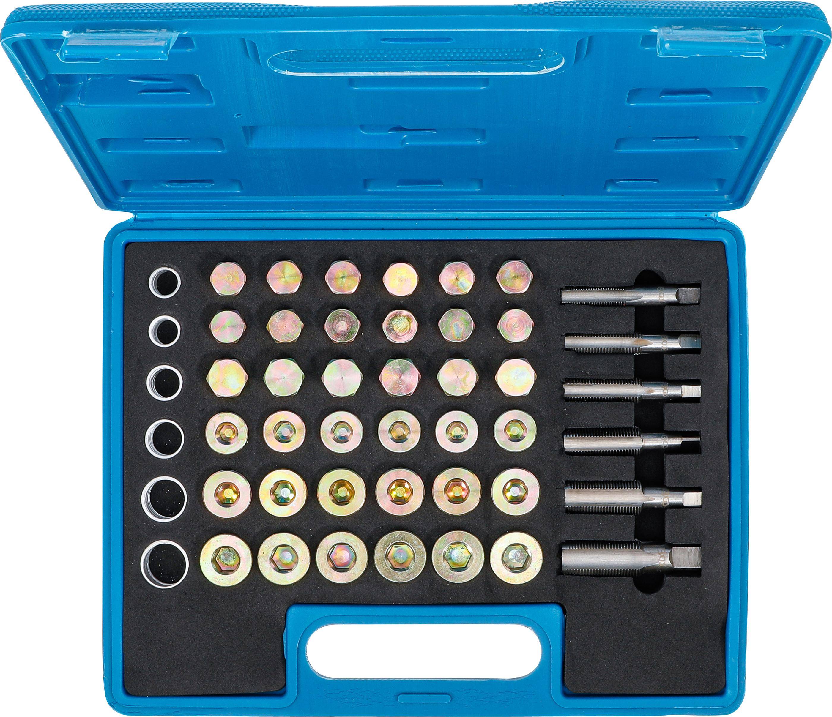 BGS technic Reparatursatz für Öl-Ablass-Gewinde | 114-tlg.