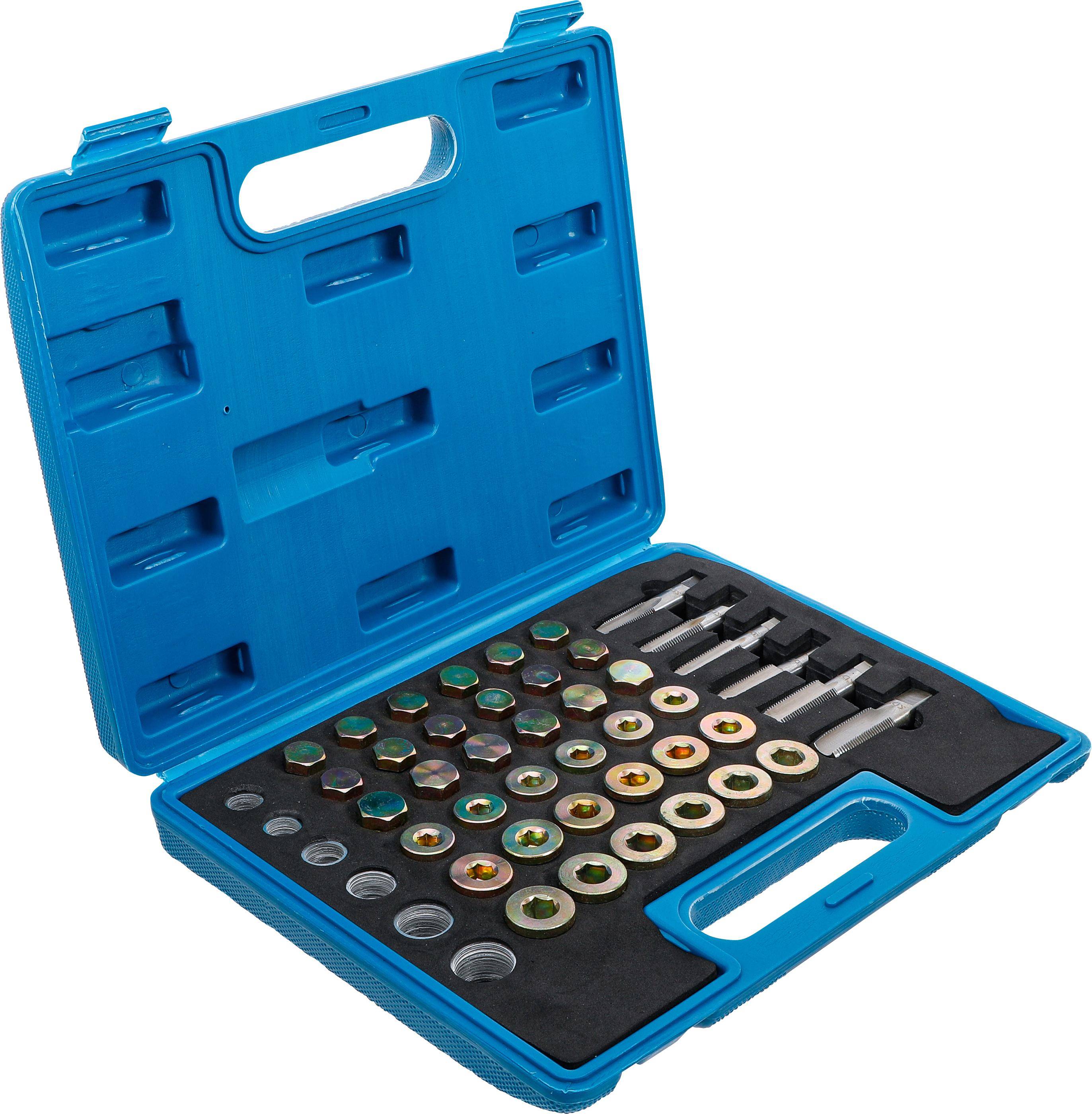 BGS technic Reparatursatz für Öl-Ablass-Gewinde | 114-tlg.