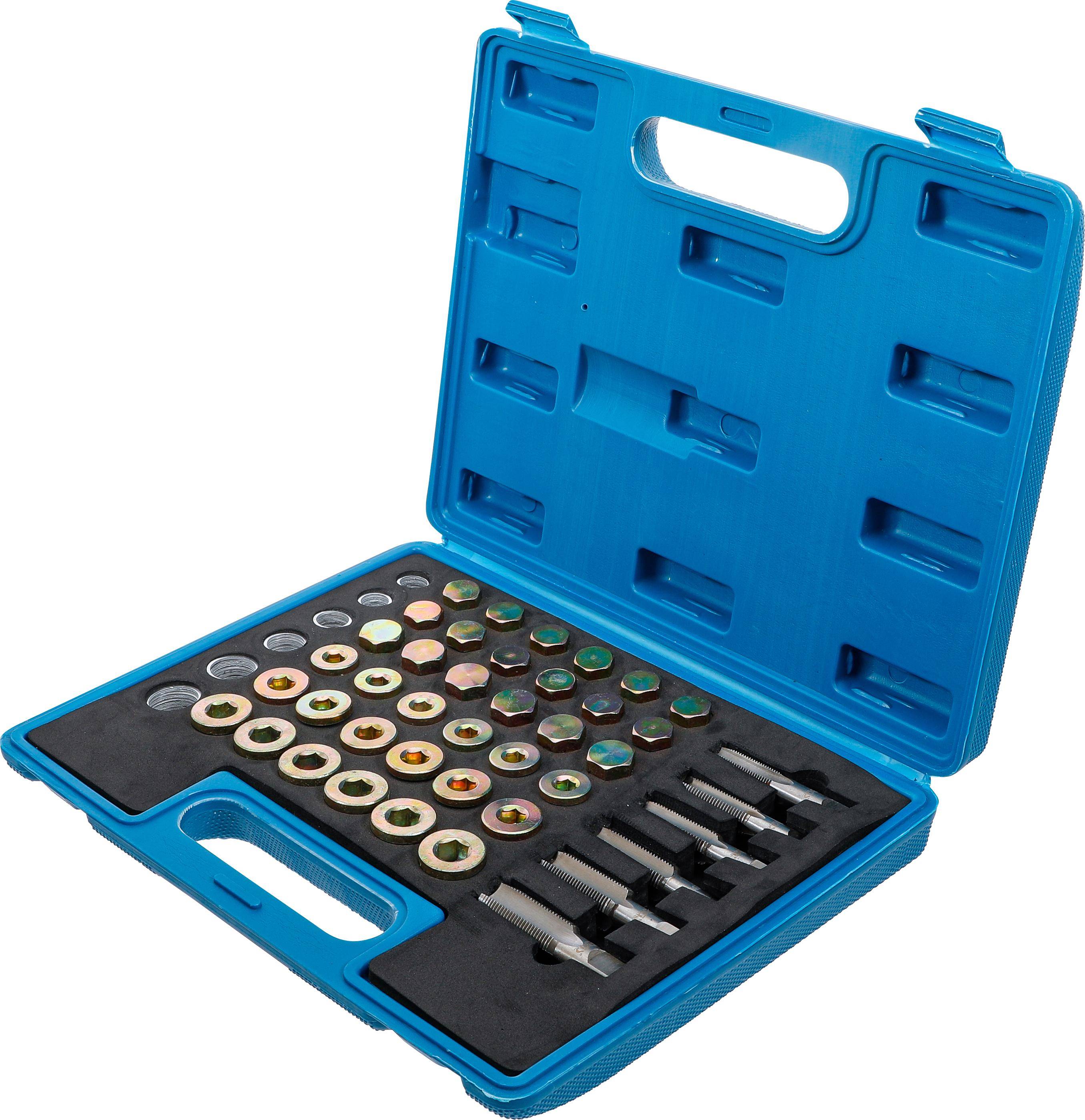 BGS technic Reparatursatz für Öl-Ablass-Gewinde | 114-tlg.