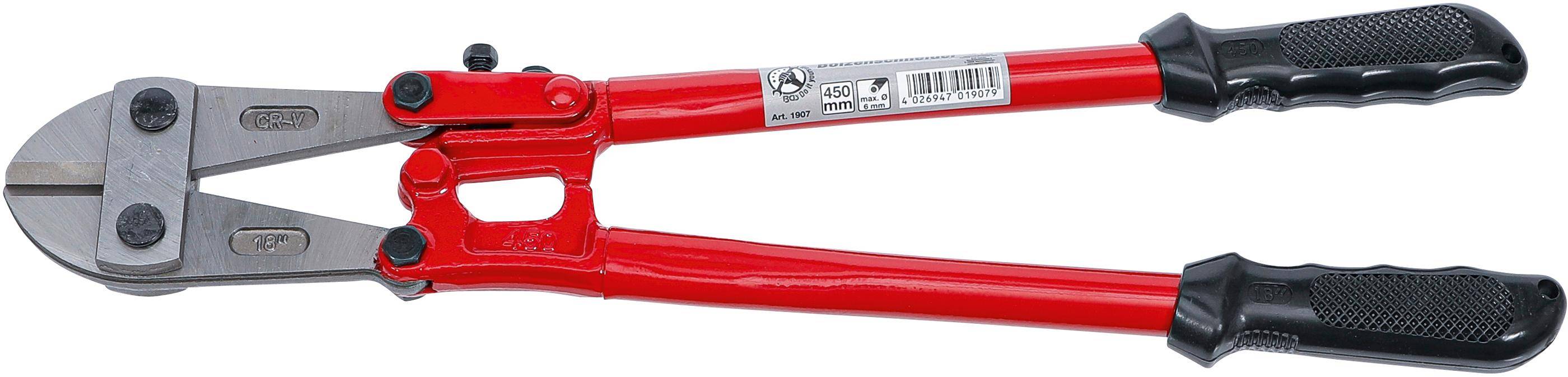 BGS technic Bolzenschneider mit gehrteten Backen | 450 mm