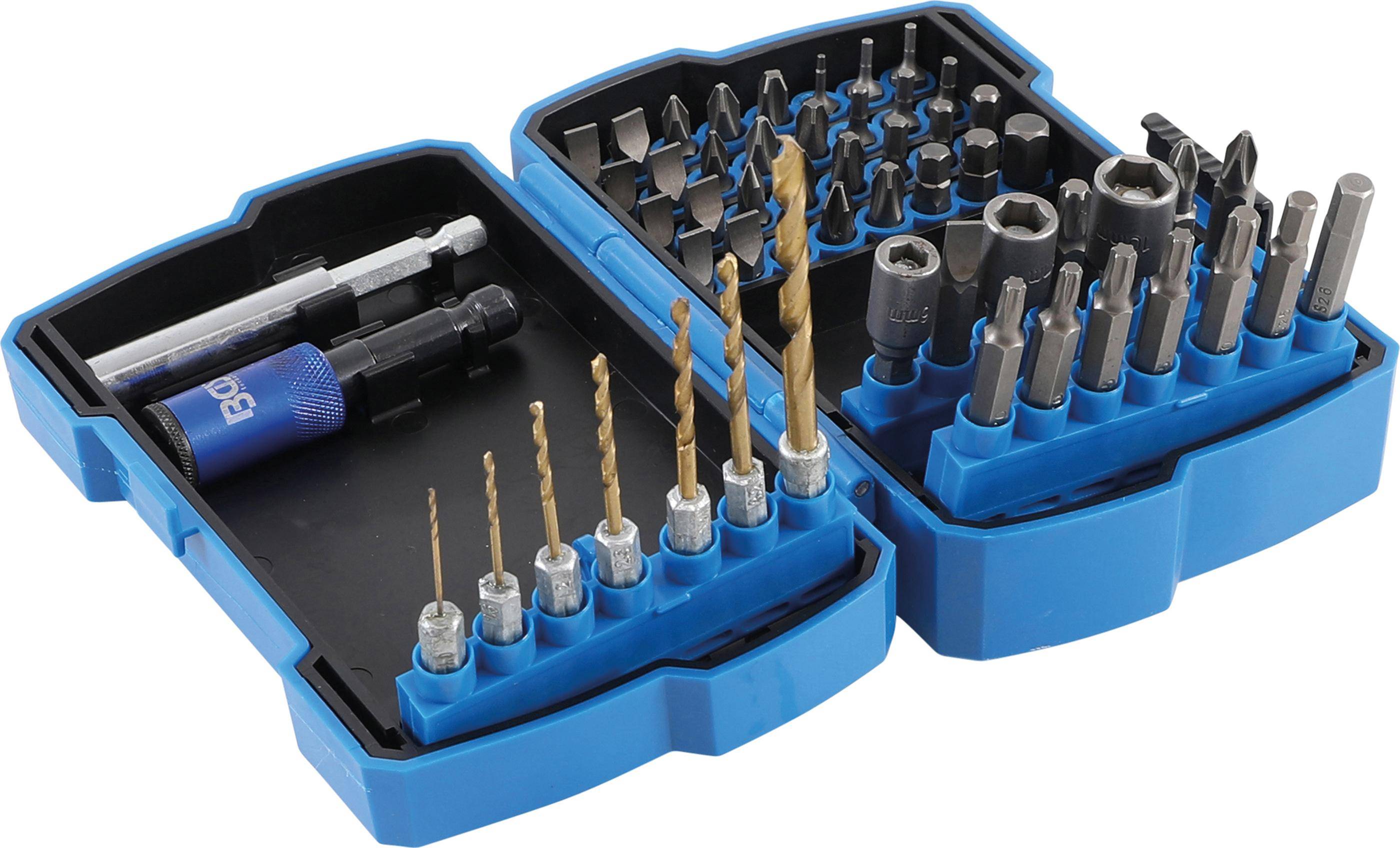 BGS technic Bohrer- und Bit-Satz | 6,3 mm (1/4") | 55-tlg.