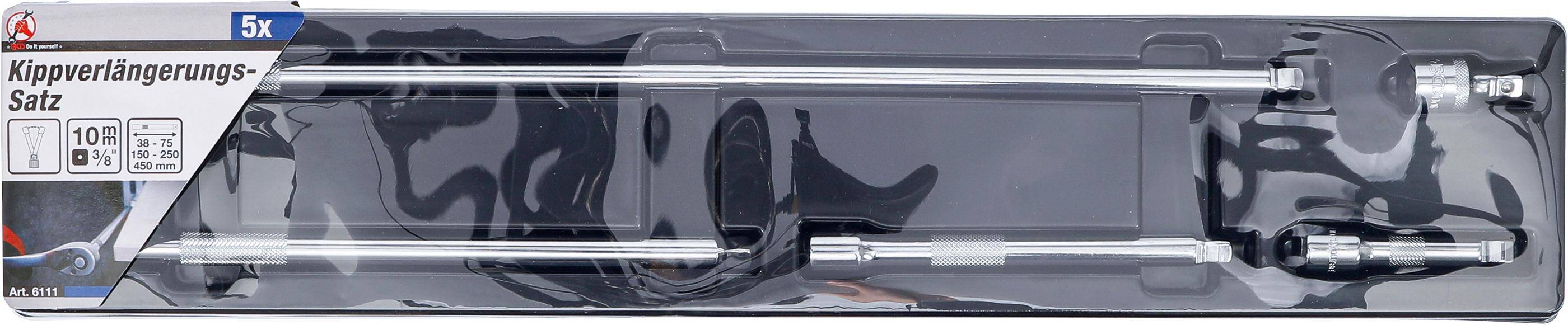 BGS Do It Yourself Kippverlängerungs-Satz | 10 mm (3/8") | 5-tlg.