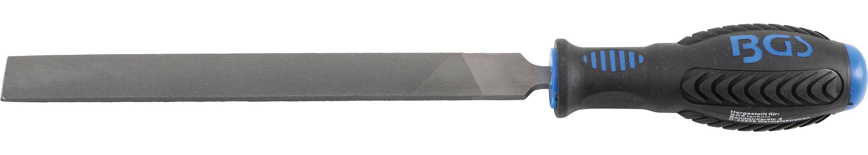 BGS Werkstattfeile | flachstumpf | Hieb 3 | 200 mm