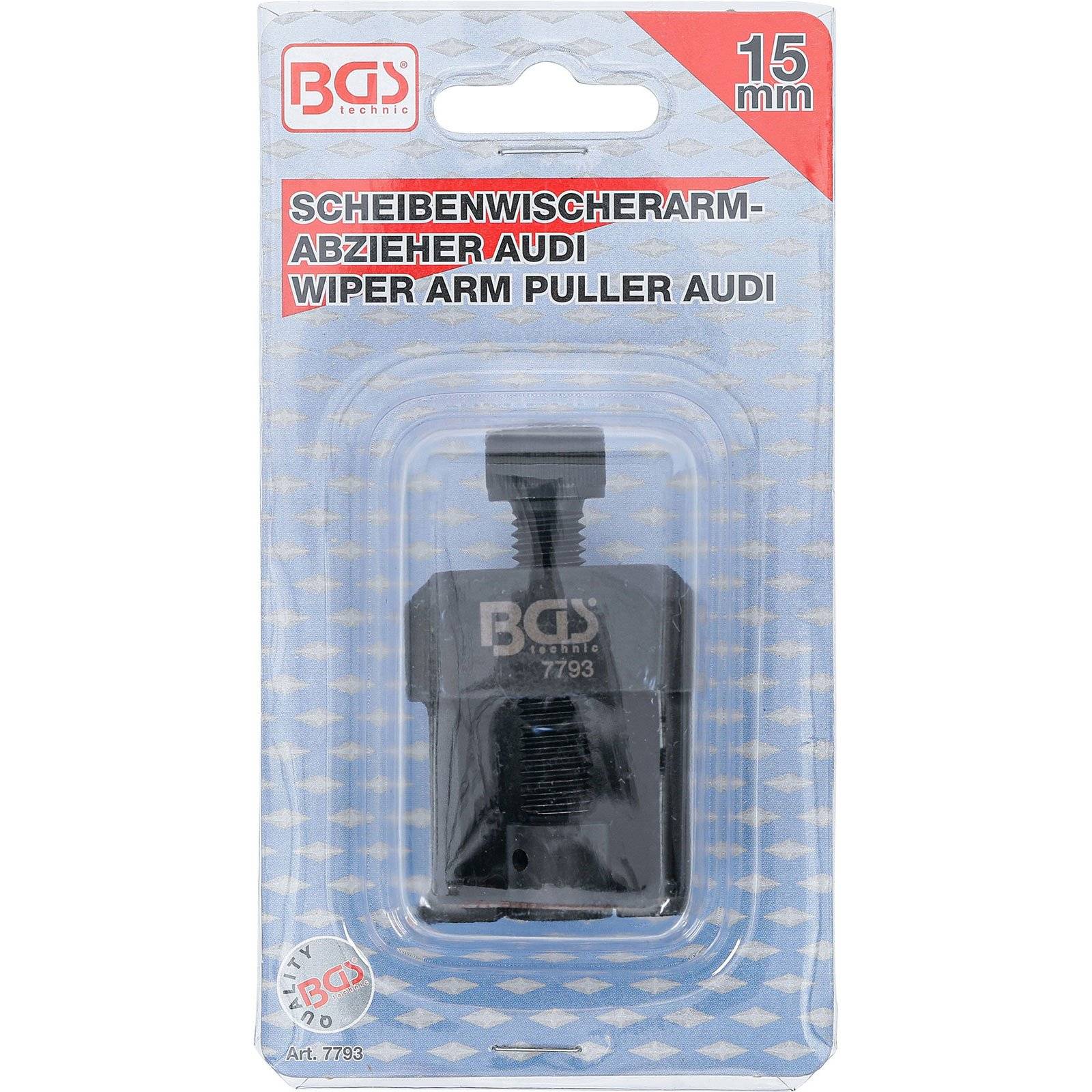 BGS Scheibenwischerarm-Abzieher 15 mm für Audi - 7793