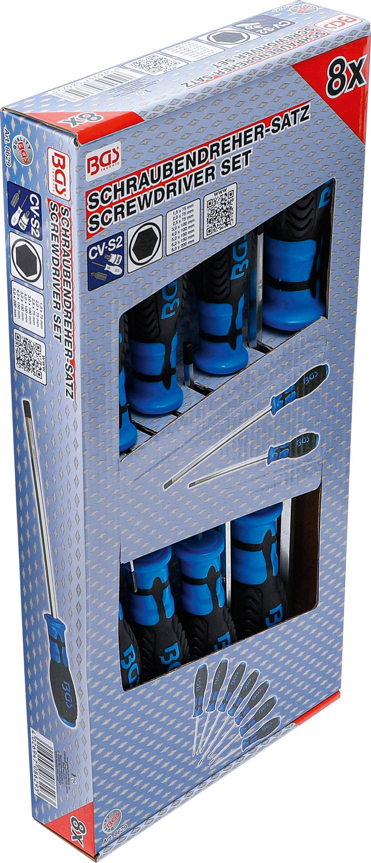 BGS Schraubendreher-Satz | Innensechskant | 8-tlg.