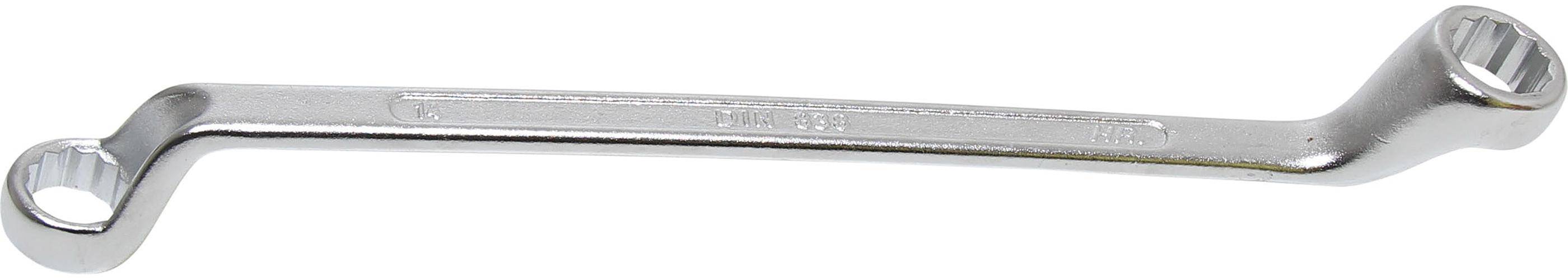 BGS Doppel-Ringschlssel, gekrpft | SW 14 x 15 mm