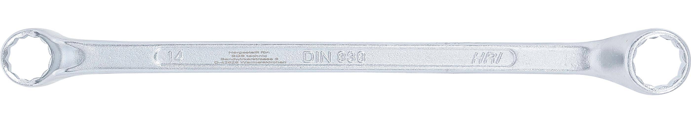 BGS Doppel-Ringschlssel, gekrpft | SW 14 x 15 mm