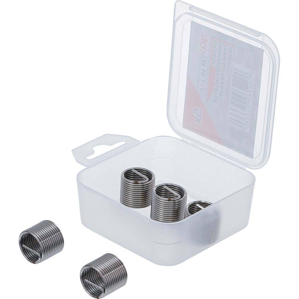 Ersatz-Gewindeeinsätze - für Gewinde/Steigung M16 x 1,5 mm - Inhalt 5 Stück