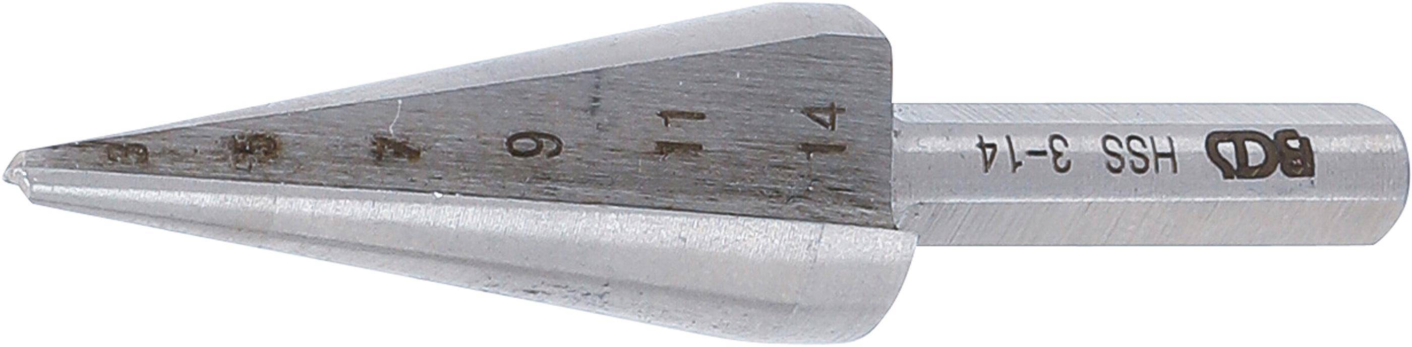 BGS technic Hochleistungs-Blechschlbohrer | Gre 1 | 3 - 14 mm