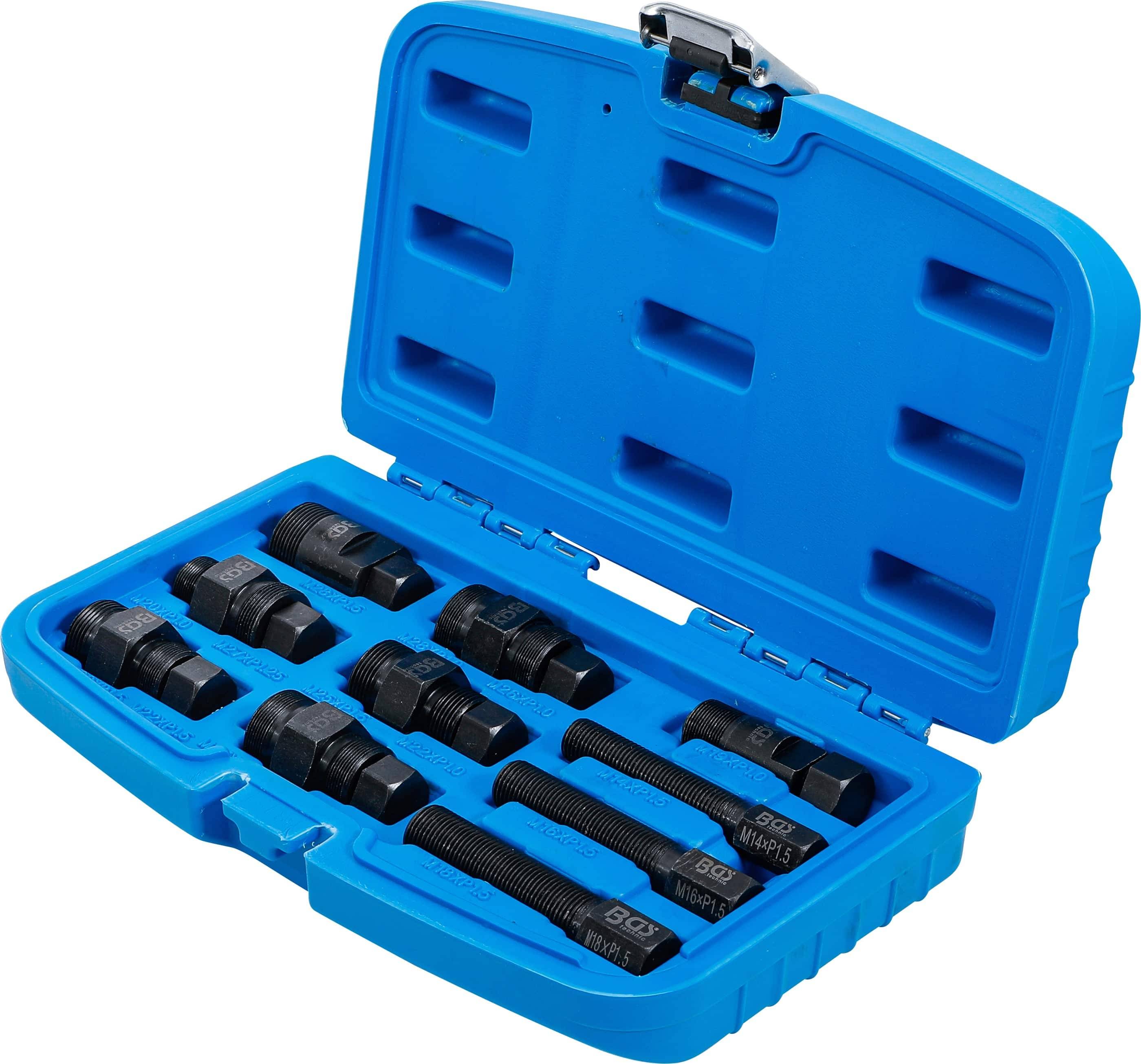 BGS TECHNIC Polrad-Abzieher-Satz, 7748, für Motorräder, 10-teilig