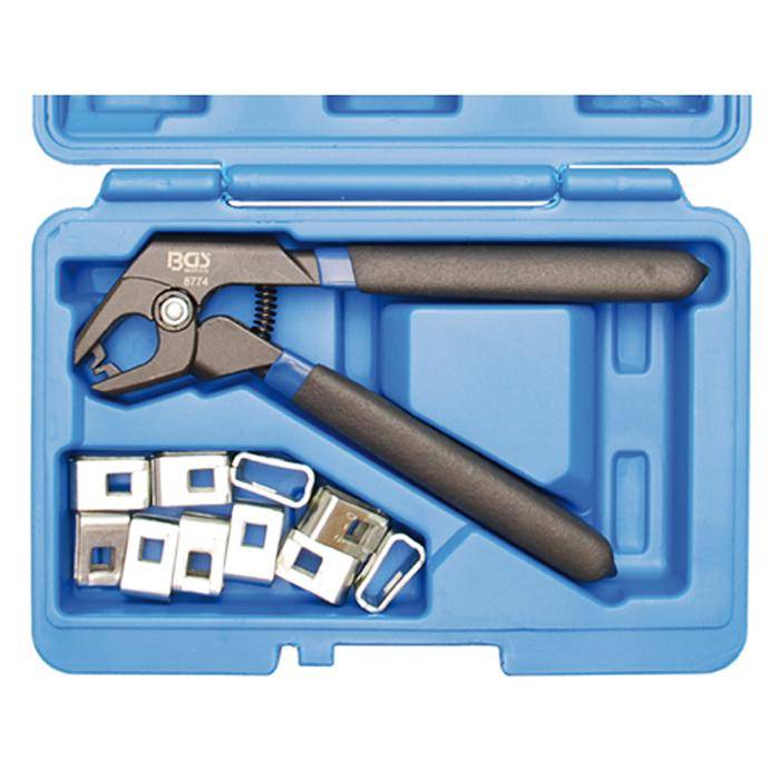 Fixierklammern-Set - 11 tlg - Klammeröffnung 0 bis 5 mm