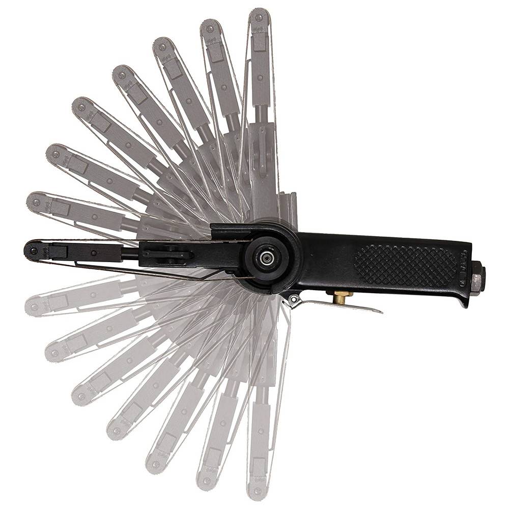 BGS Druckluft-Bandschleifer, Schleifmaschine für 10 mm Schleifbänder