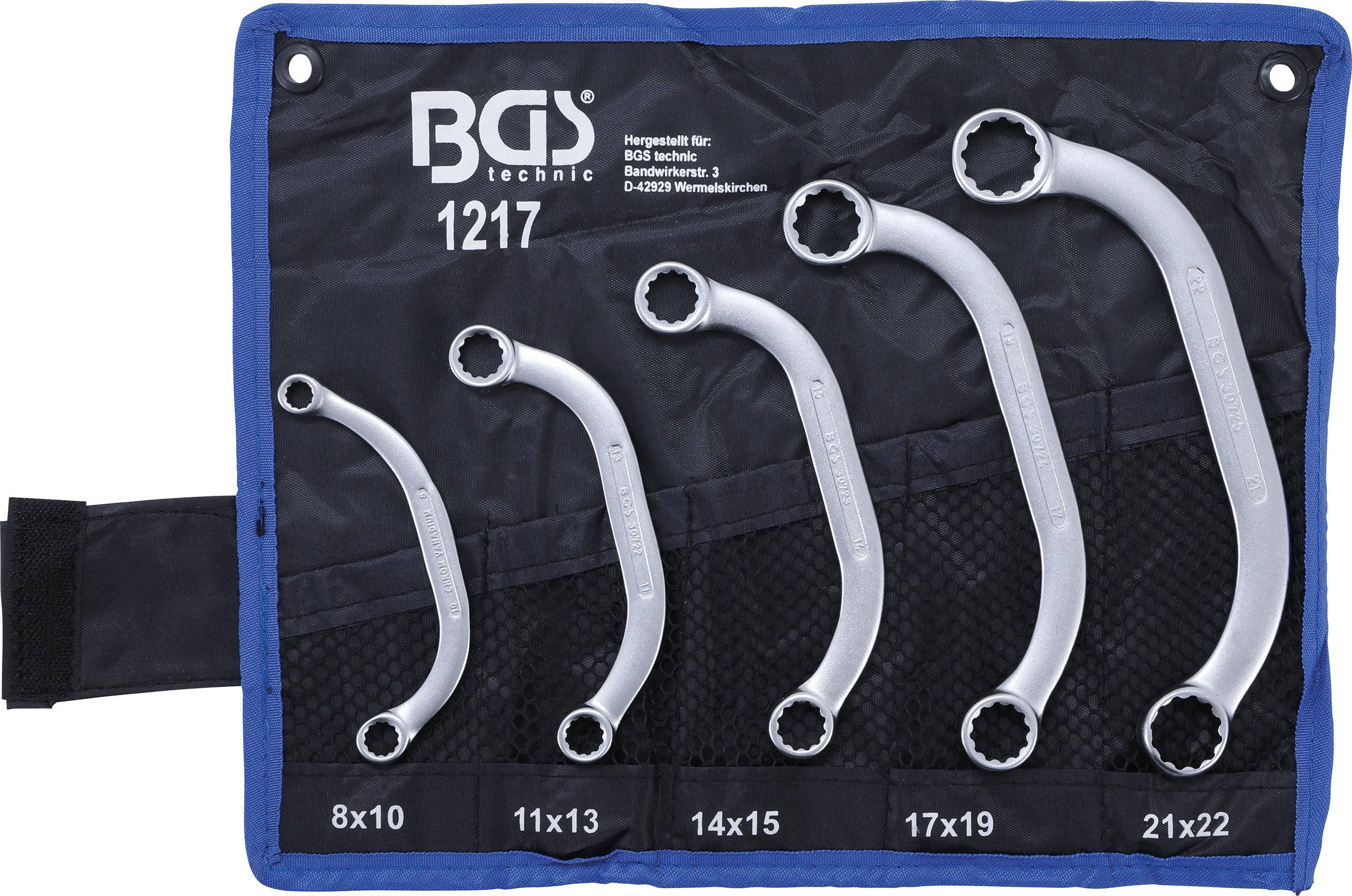 BGS technic Starter- und Blockschlssel-Satz | 8 x 10 - 21 x 22 mm |