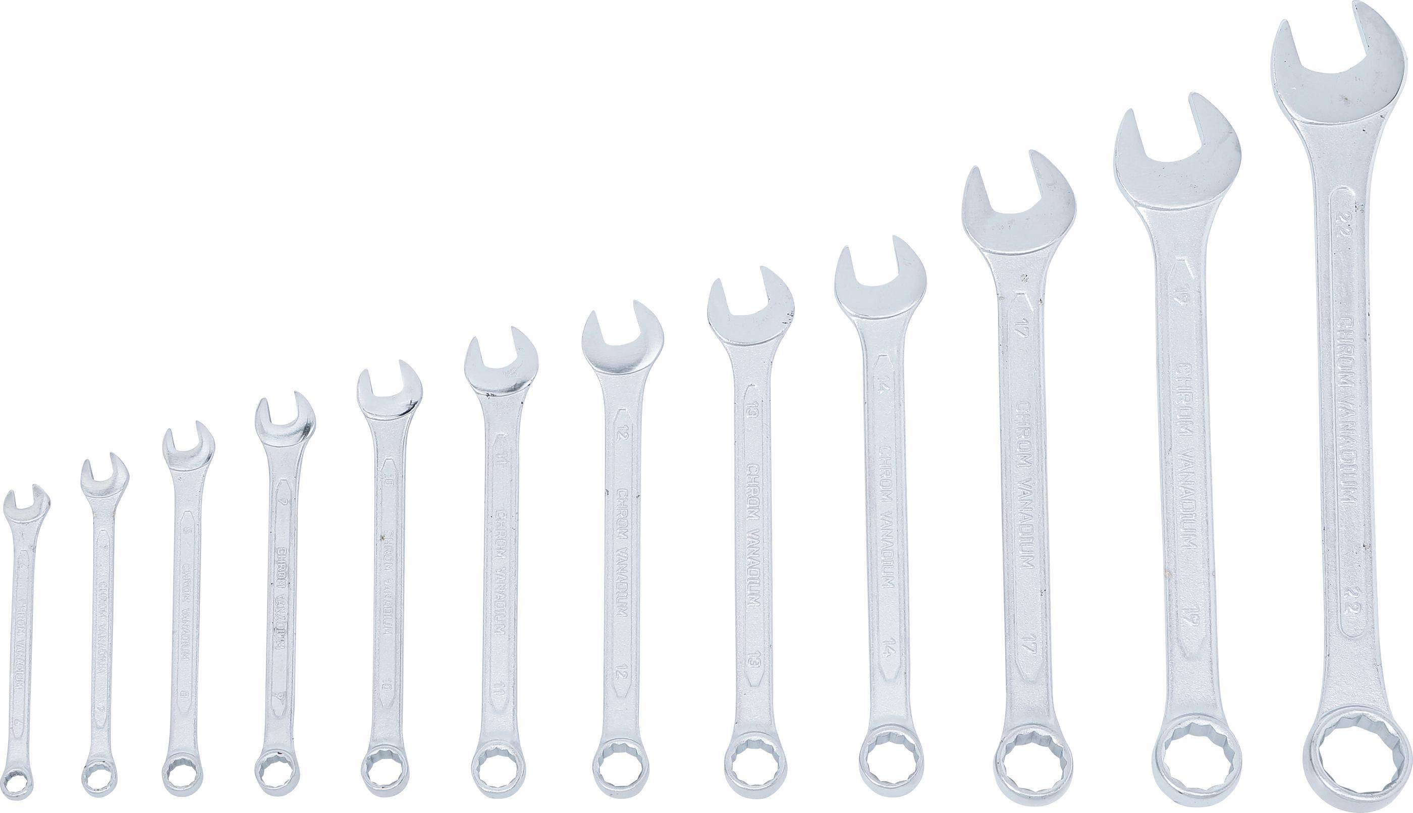 BGS technic Maul-Ringschlssel-Satz | SW 6 - 22 mm | 12-tlg.