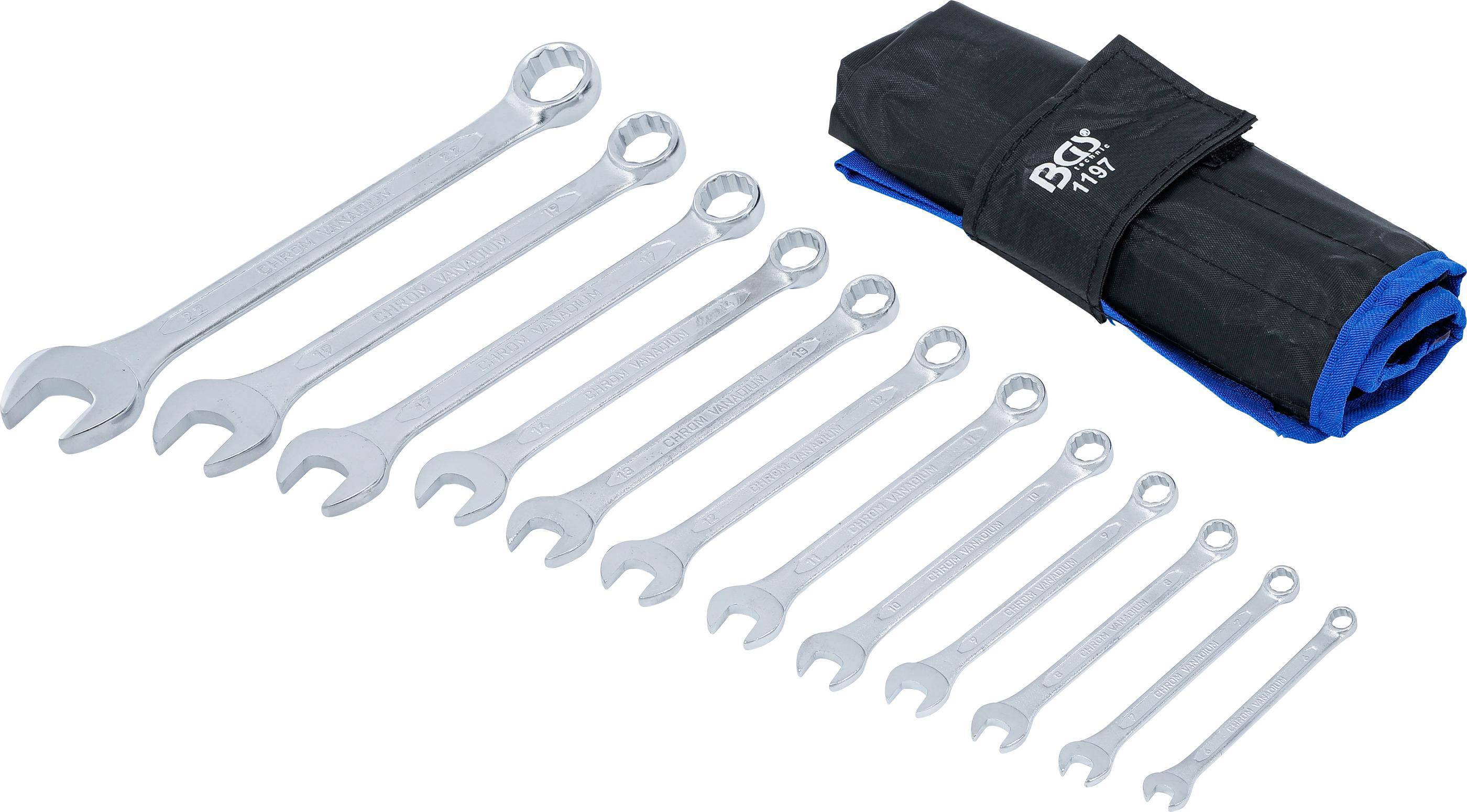 BGS Maul-Ringschlssel-Satz | SW 6 - 22 mm | 12-tlg.