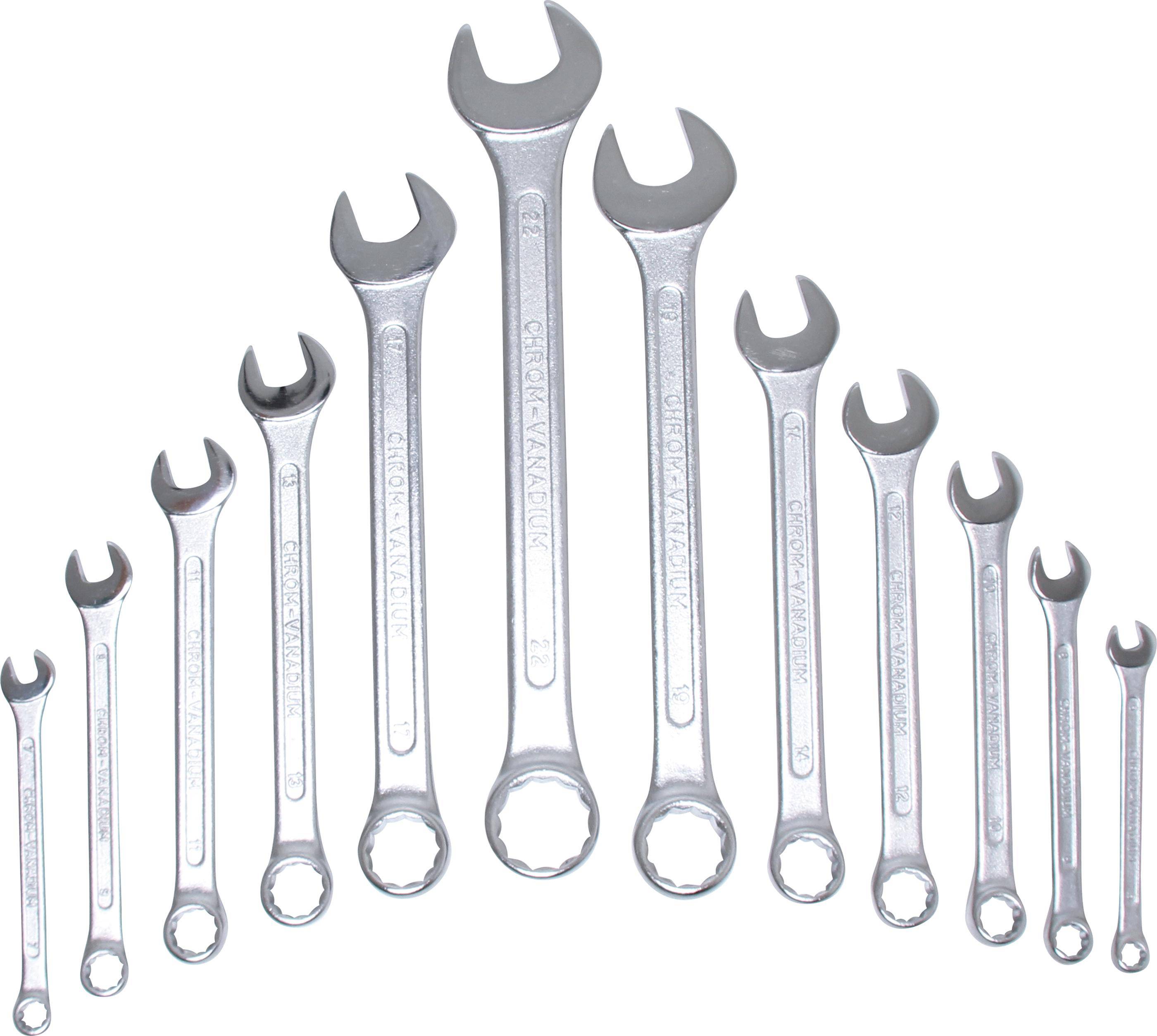 BGS Do It Yourself Maul-Ringschlüssel-Satz | SW 6 - 22 mm | 12-tlg.