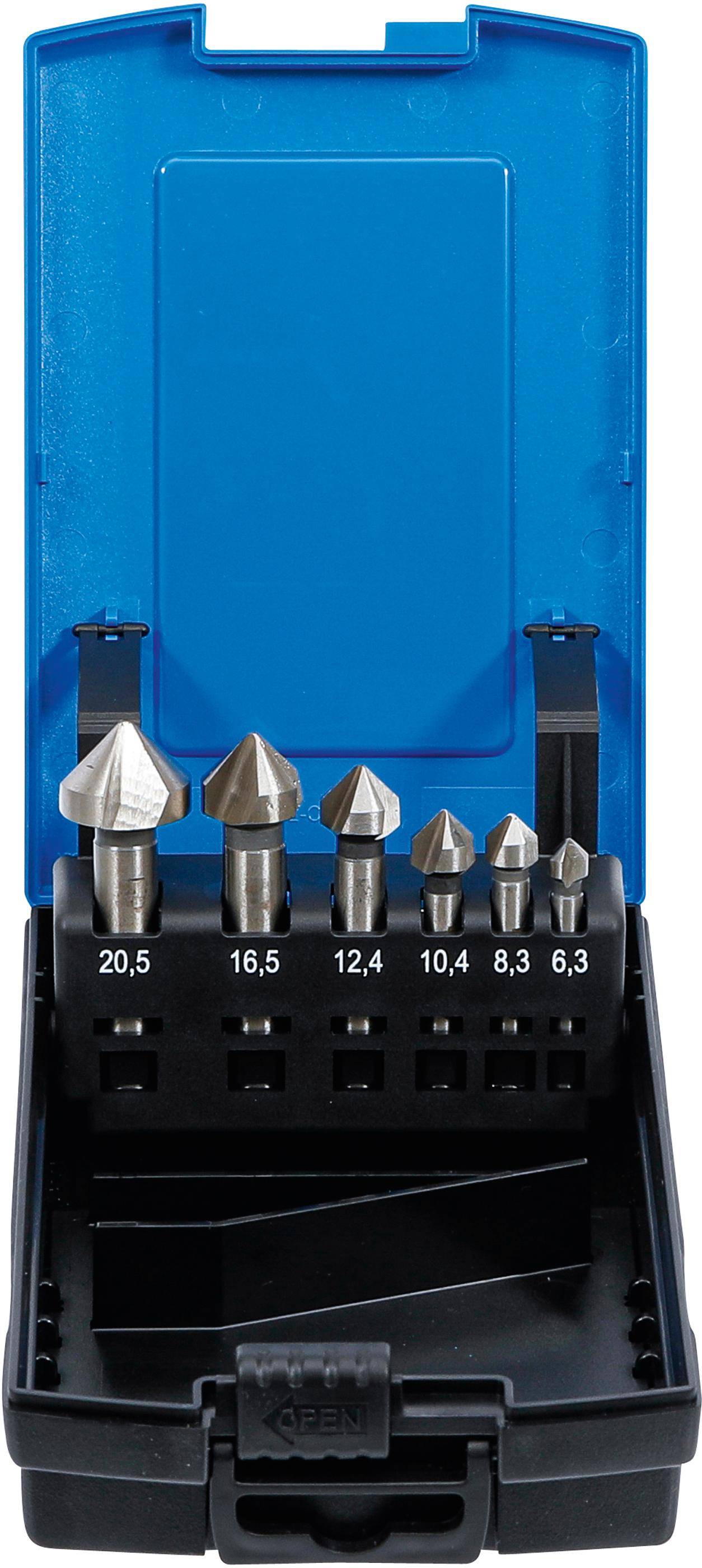 BGS Kegelsenker-Satz | HSS | DIN 335 Form C | 6-tlg.