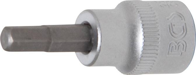 Bit-Einsätze - 3/8" - Chrom-Vanadium-Stahl - Innensechskant 6 mm