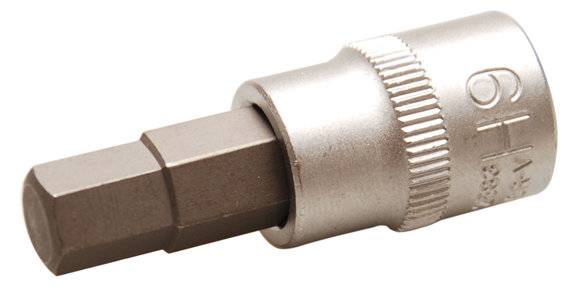 Bit-Einsatz Antrieb Innenvierkant 10 mm (3/8) Innensechskant 9 mm