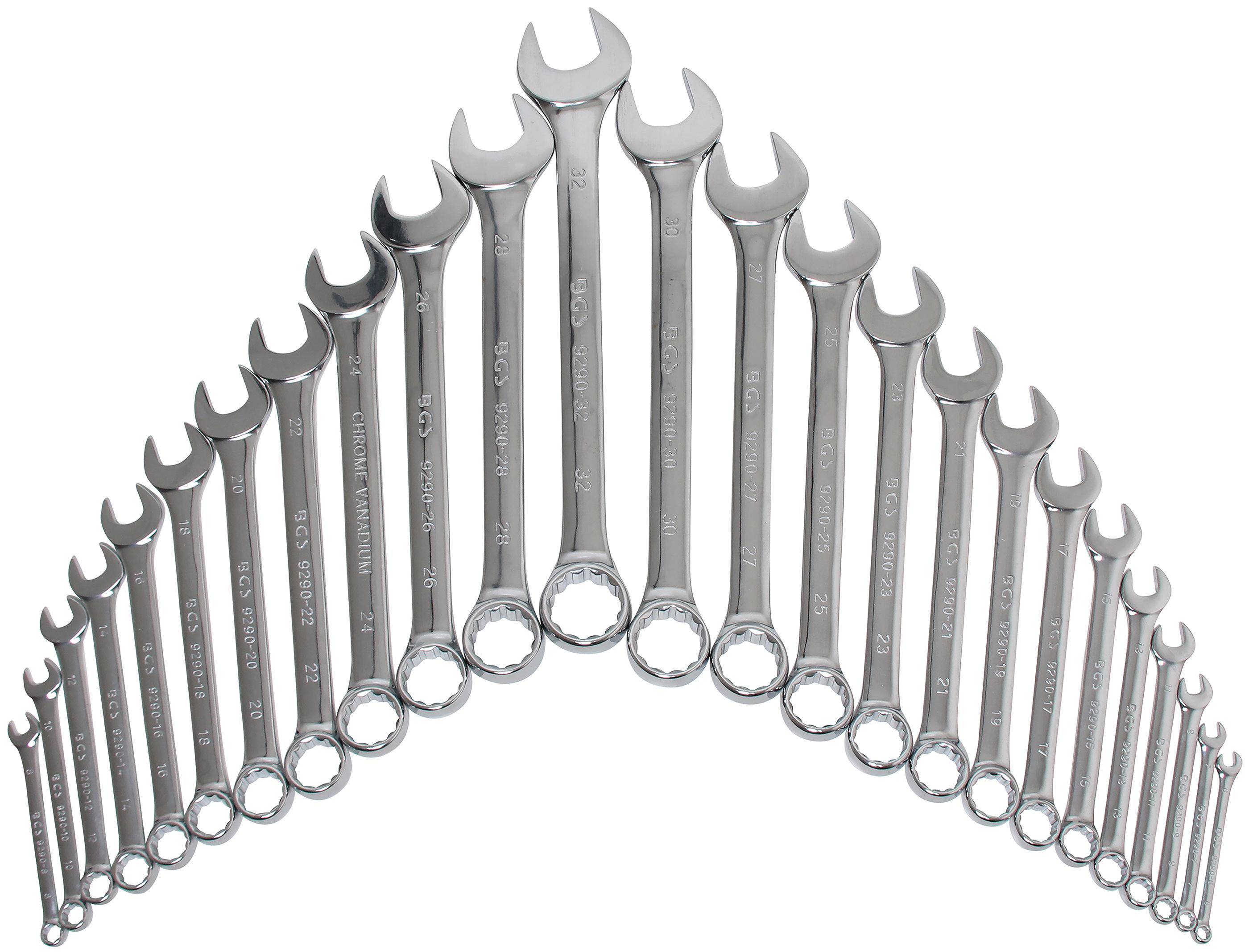 BGS Maul-Ringschlssel-Satz | SW 6 - 32 mm | 25-tlg.