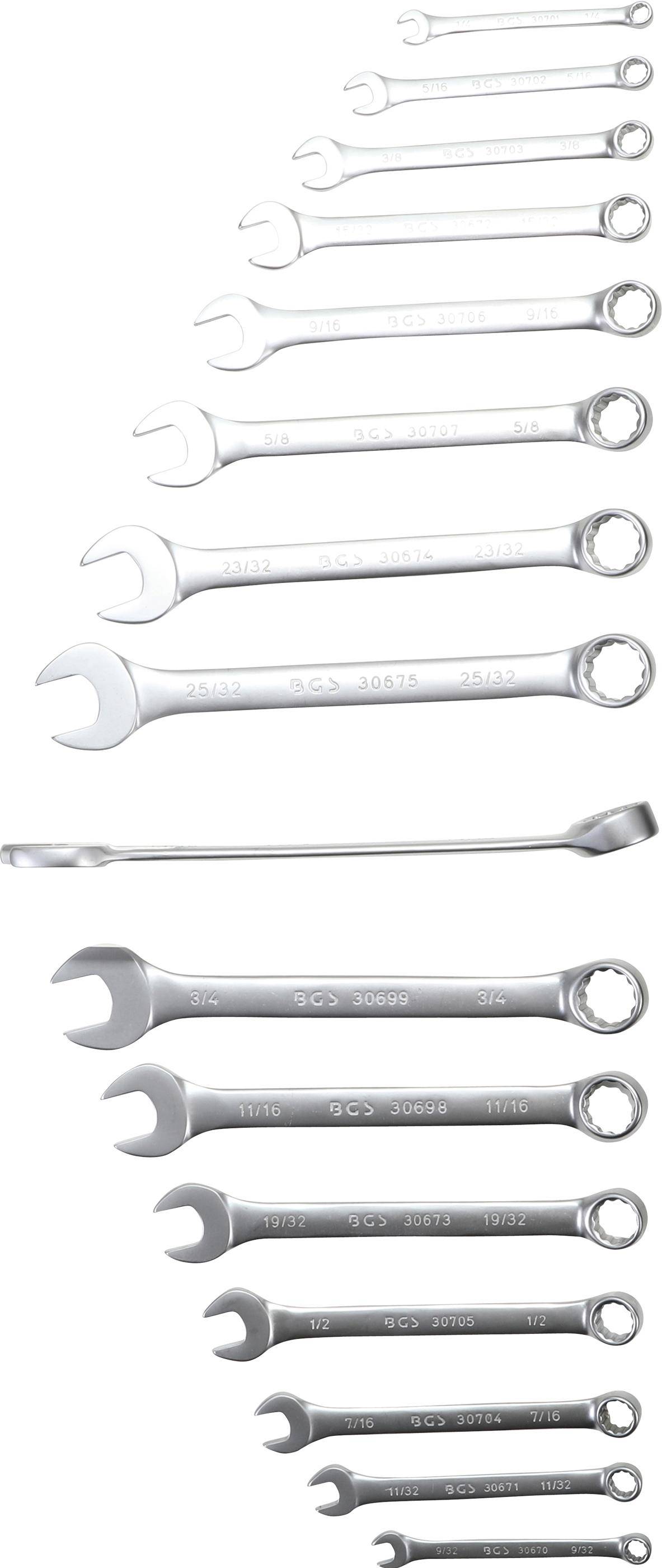 BGS technic Maul-Ringschlssel-Satz | SW 6 - 32 mm | 25-tlg.