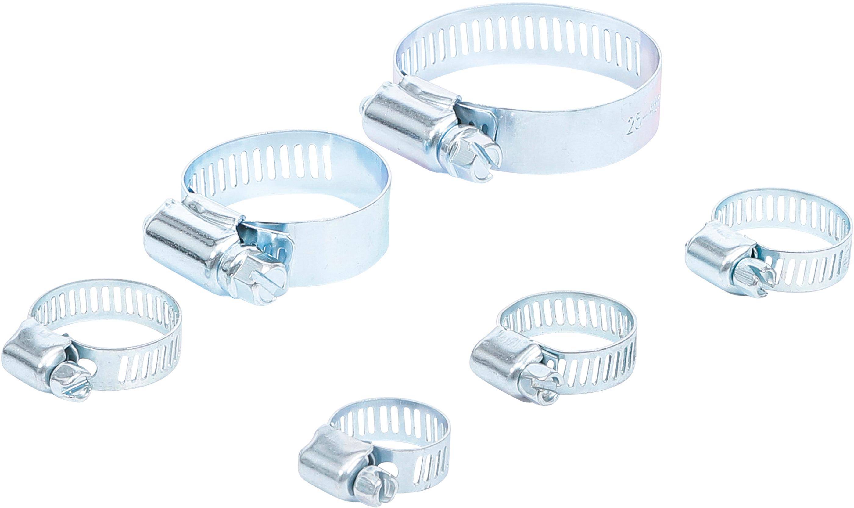 BGS Diy Schlauchklemmen-Sortiment | Ø 4 - 45 mm | 6-tlg.