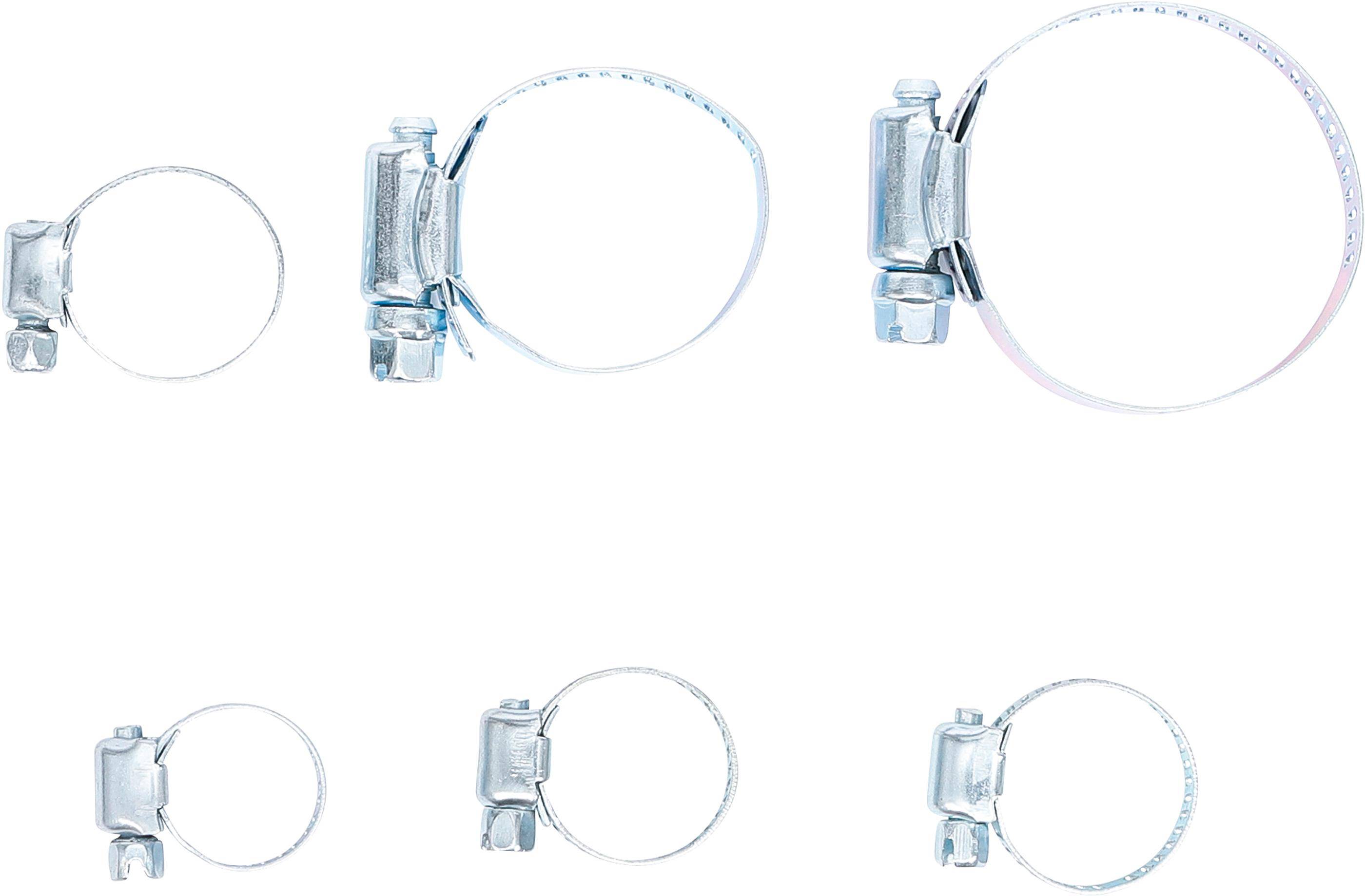 BGS Diy Schlauchklemmen-Sortiment | Ø 4 - 45 mm | 6-tlg.