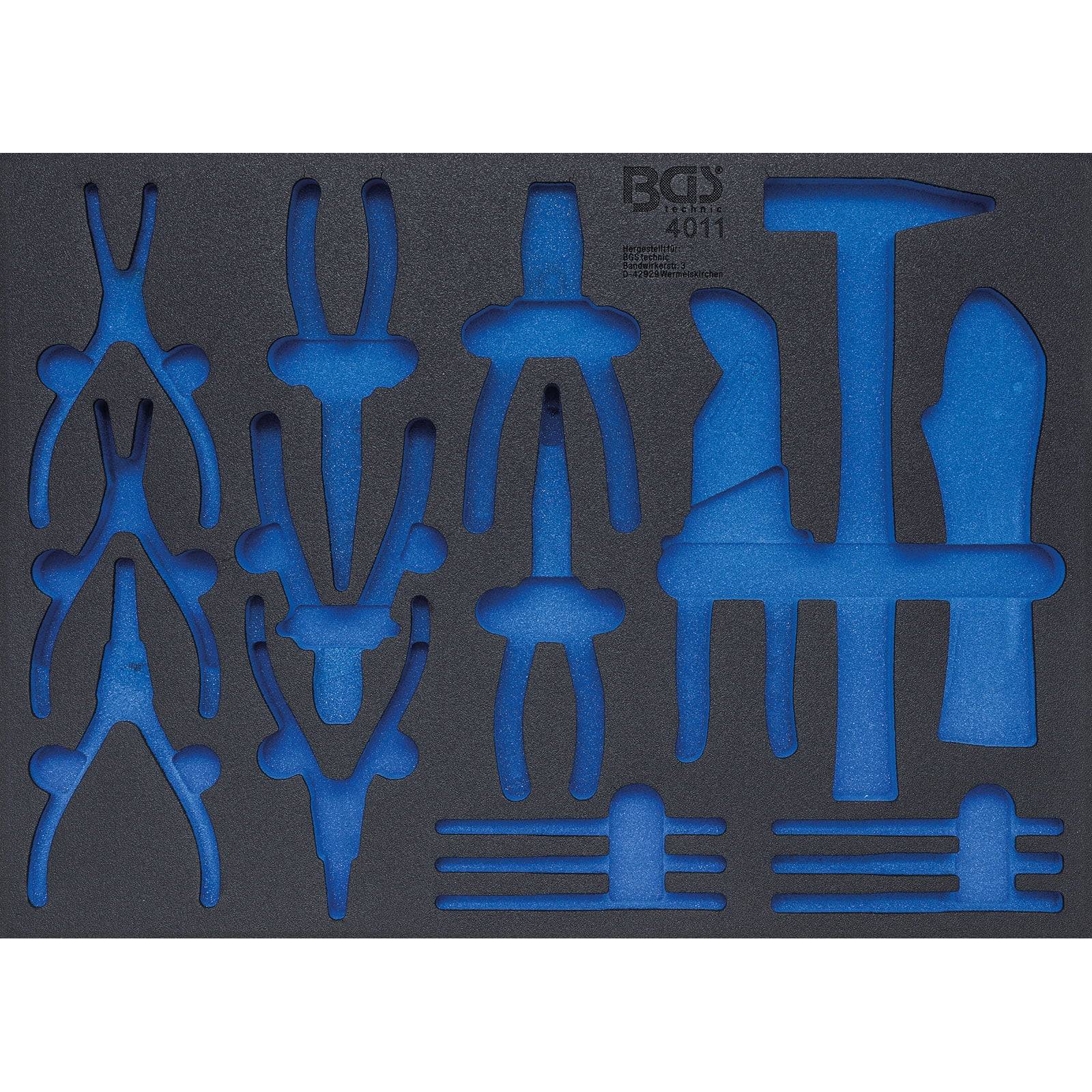 BGS Werkstattwageneinlage 3/3 leer für Art. 4011 - 4011-5