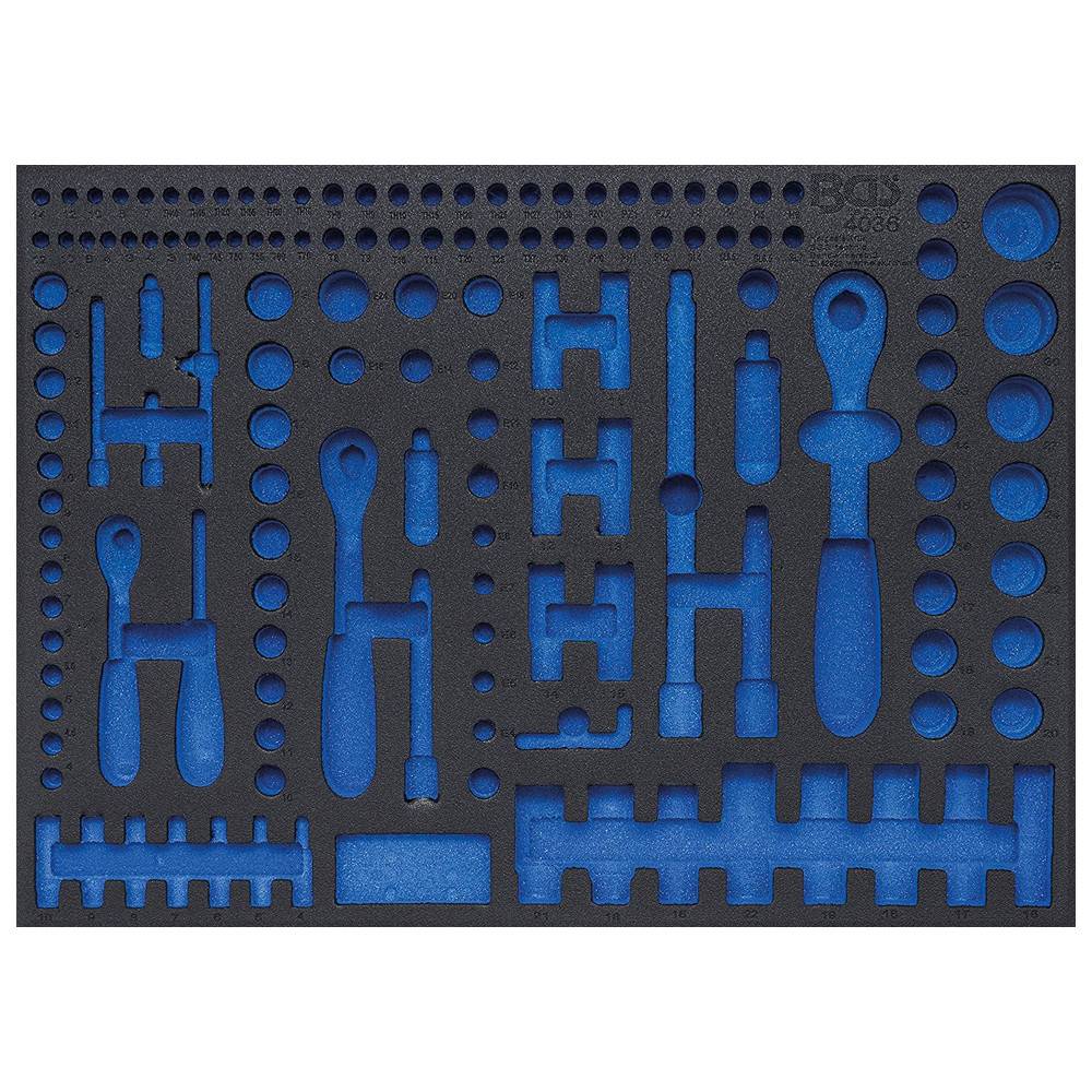 BGS Werkstattwageneinlage 3/3, leer, für Art. 4036