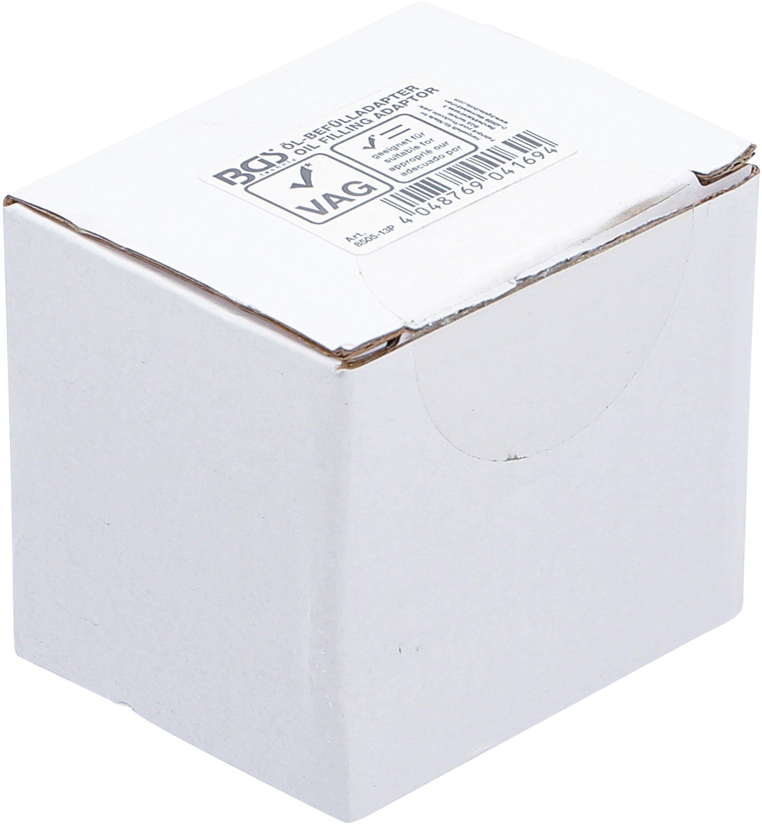 BGS technic Öl-Befülladapter für VAG | für Art. 8505-1, 8899, 72213