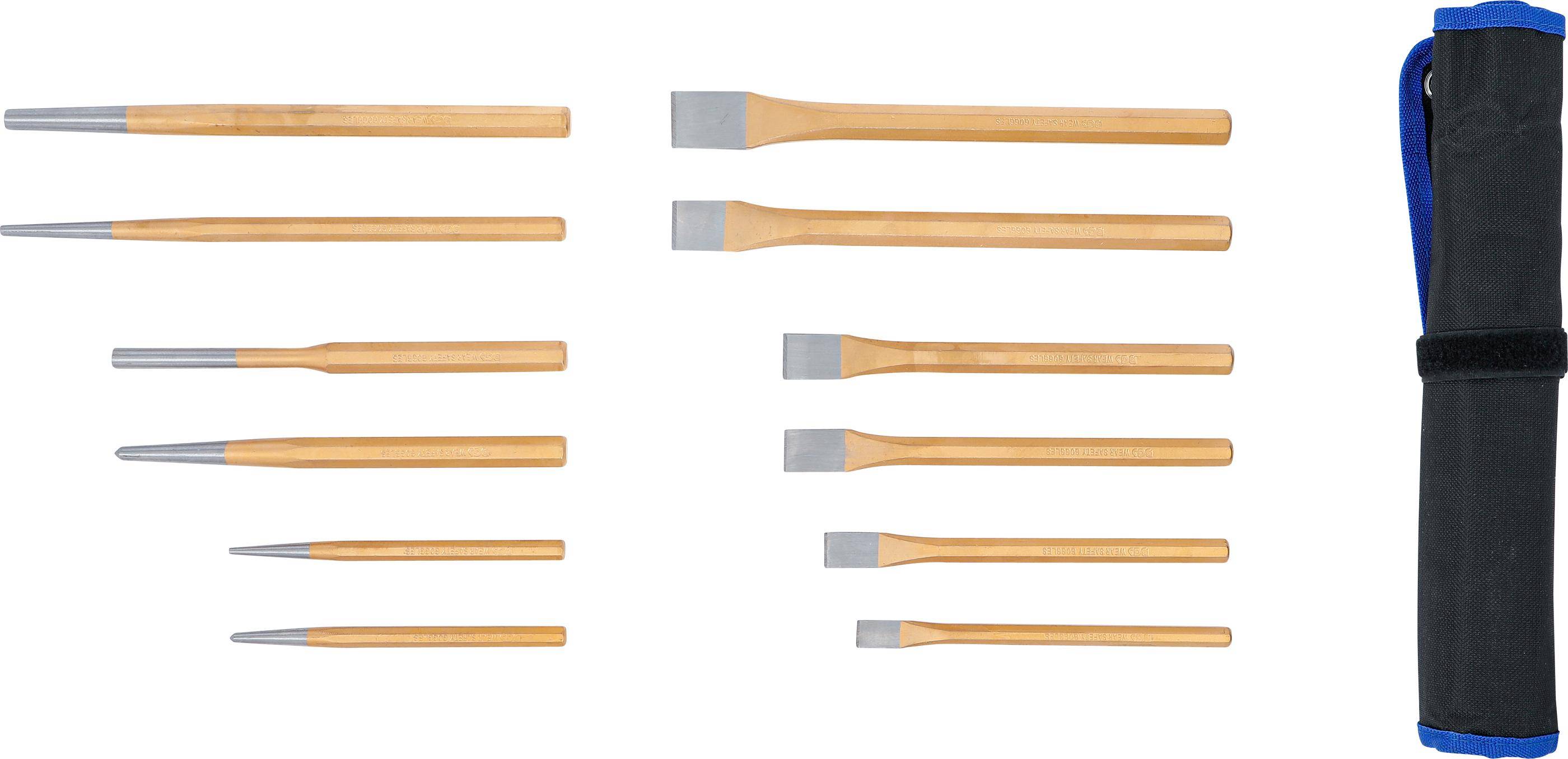 BGS technic Splintentreiber-/ Meissel-/ Krner-Satz | 12-tlg.