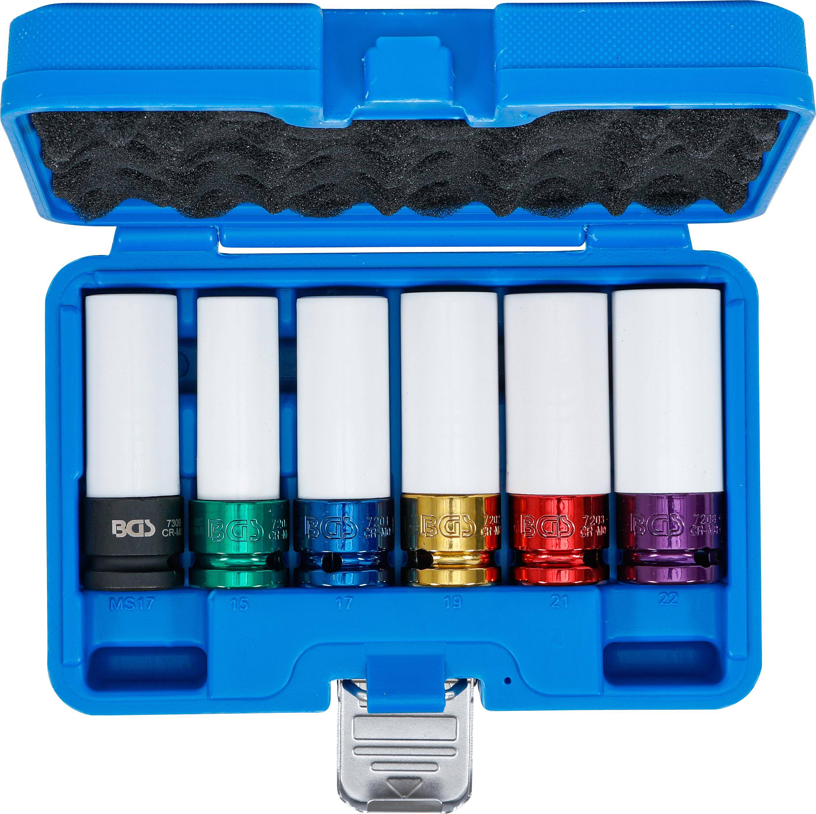 BGS technic Kraft-Schoneinsatz-Satz | Antrieb Innenvierkant 12,5 mm