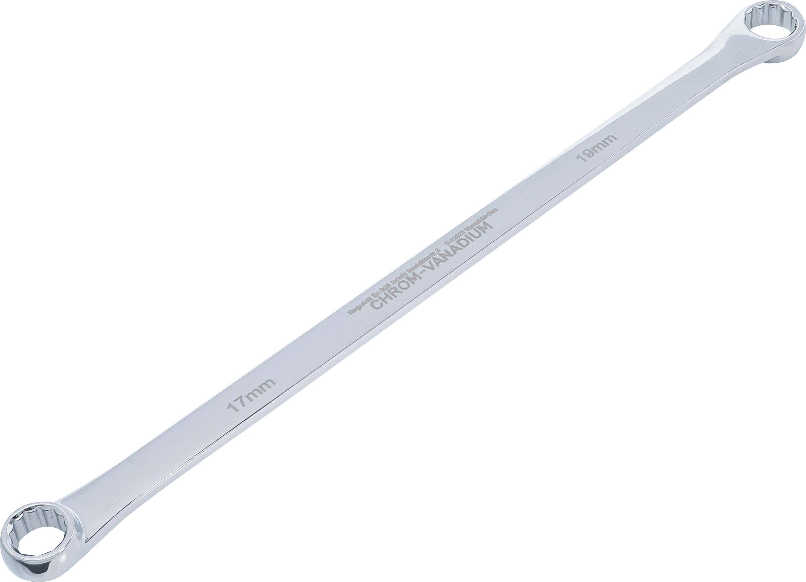 BGS Doppel-Ringschlüssel | extra lang | SW 17 x 19 mm