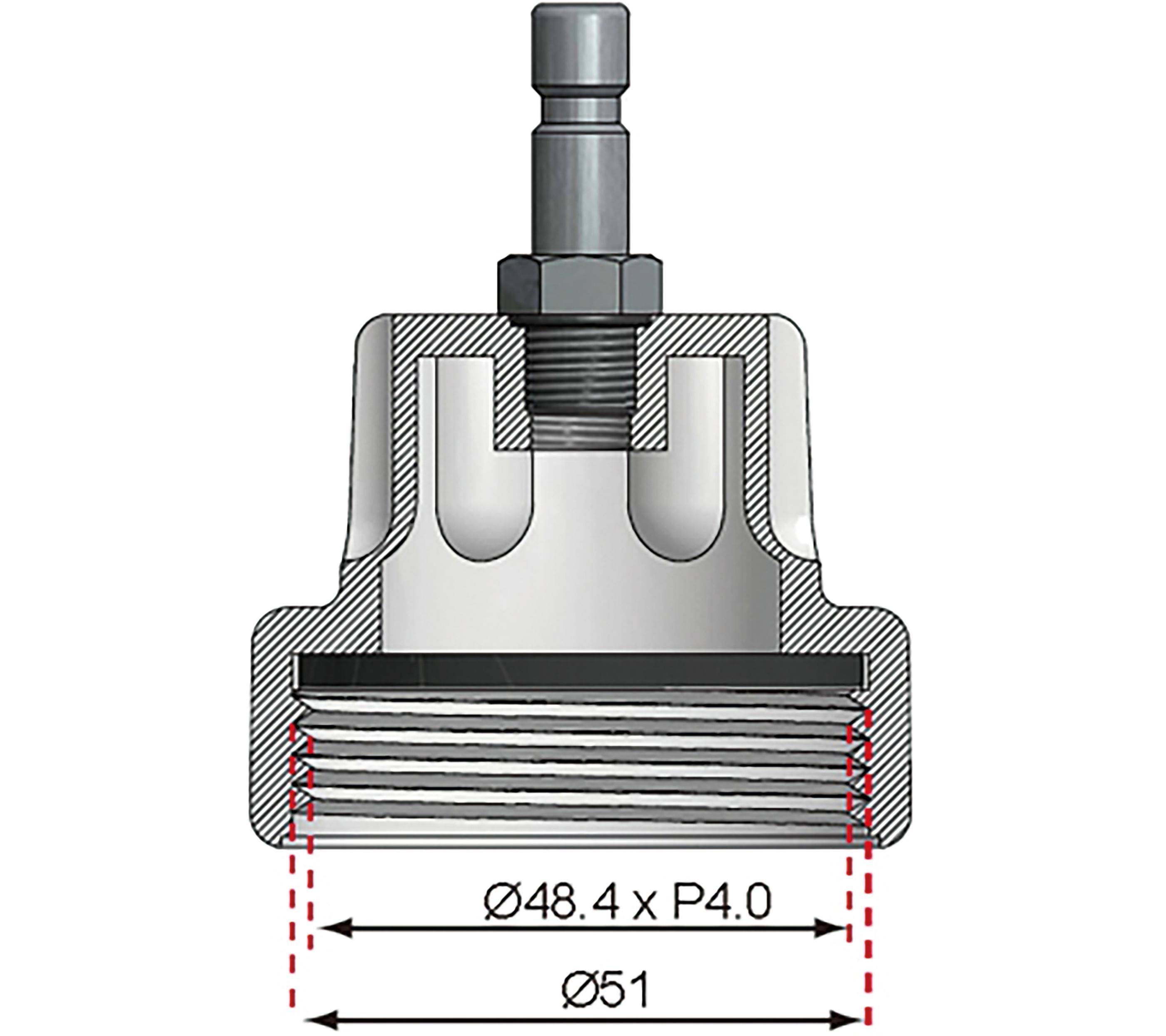 BGS technic Adapter Nr. 11 fr Art. 8027, 8098 | fr Audi, VW