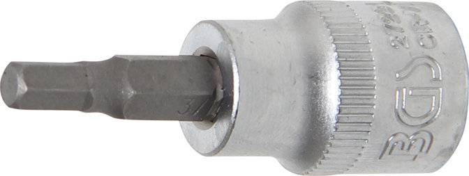 Bit-Einsatz Antrieb Innenvierkant 10 mm (3/8) Innensechskant 3/16
