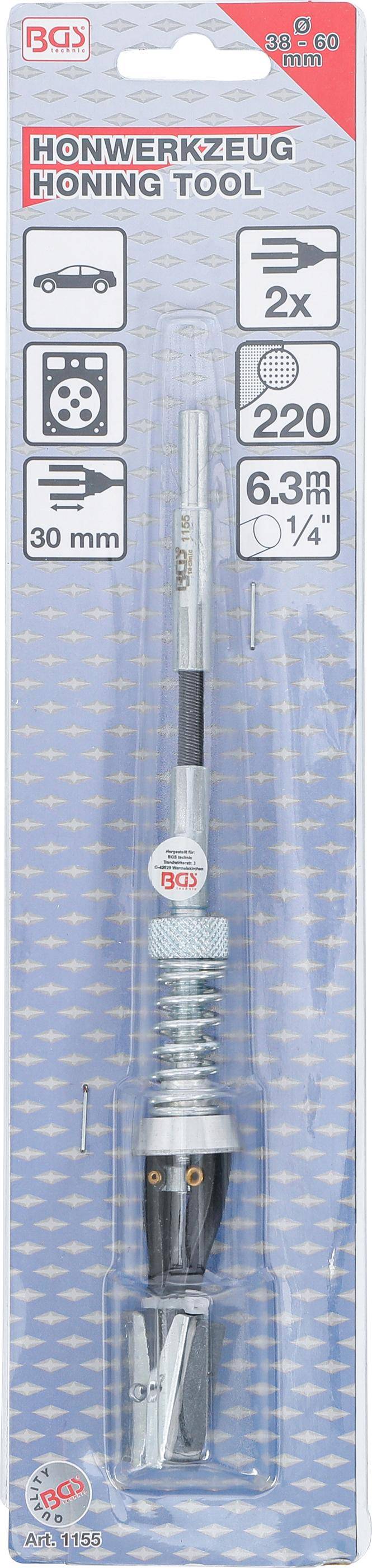 BGS Honwerkzeug, 2-armig | 38 - 60 mm | Backen 30 mm