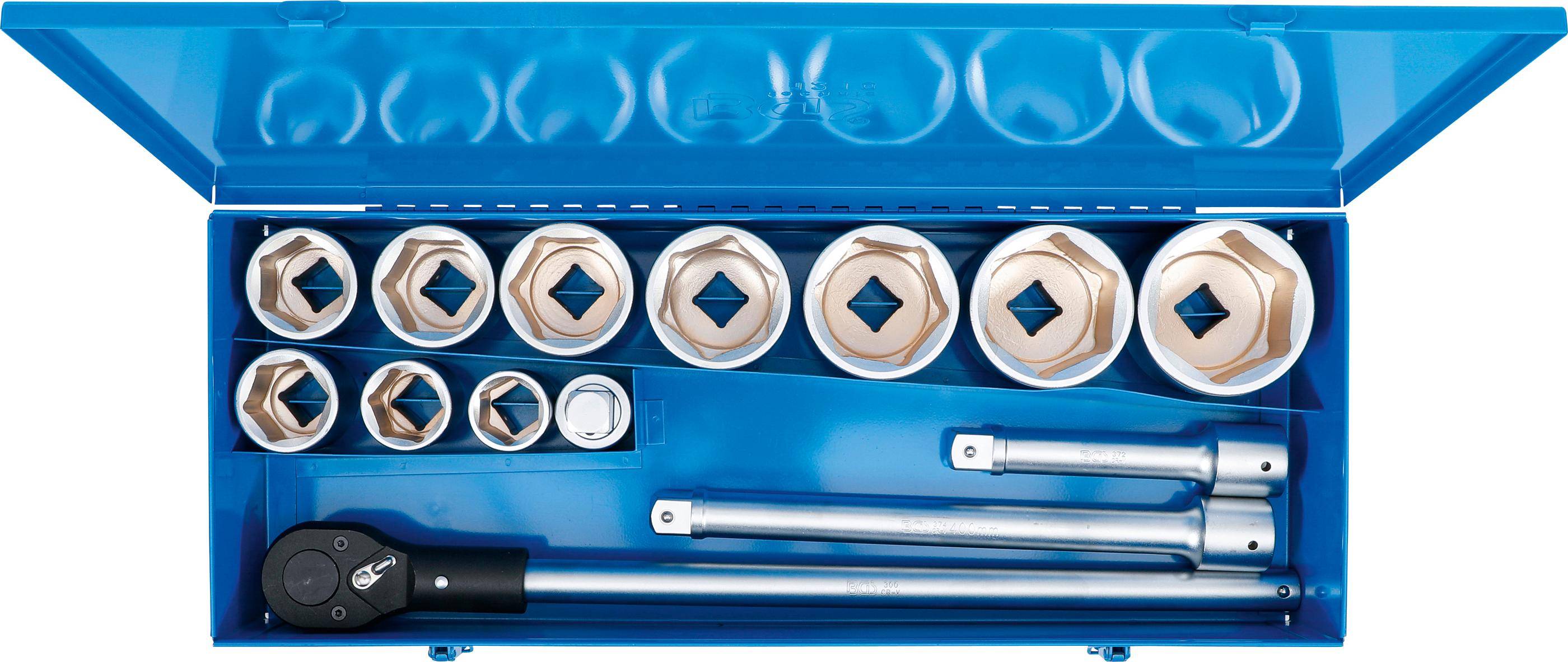 BGS technic Steckschlssel-Satz | Antrieb 25 mm (1") | 15-tlg.