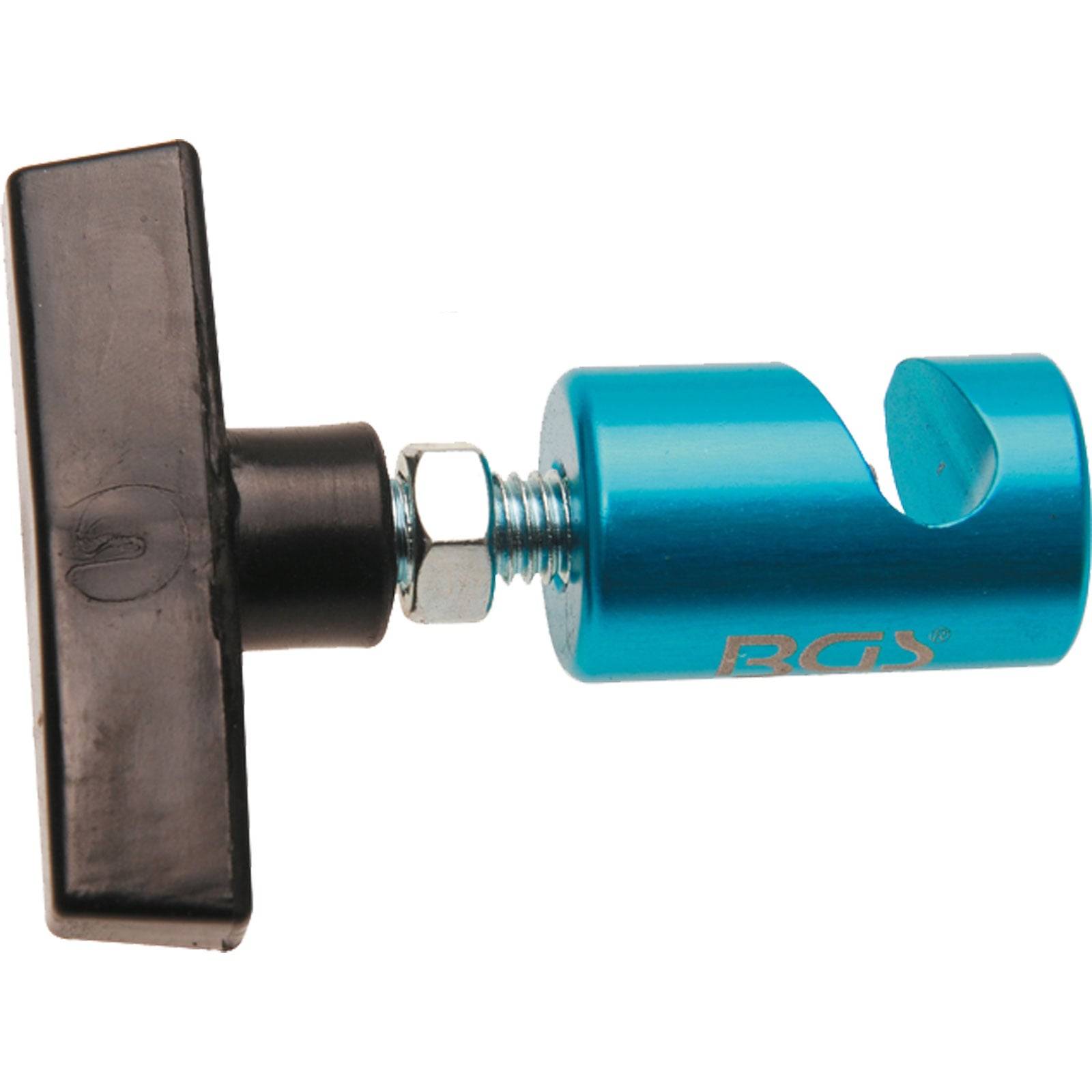 Ein blauer Metallrohrabschneider mit schwarzem Griff, entwickelt für präzises Schneiden von Rohren oder Schläuchen und ausgestattet mit einem verstellbaren Schneidmechanismus.